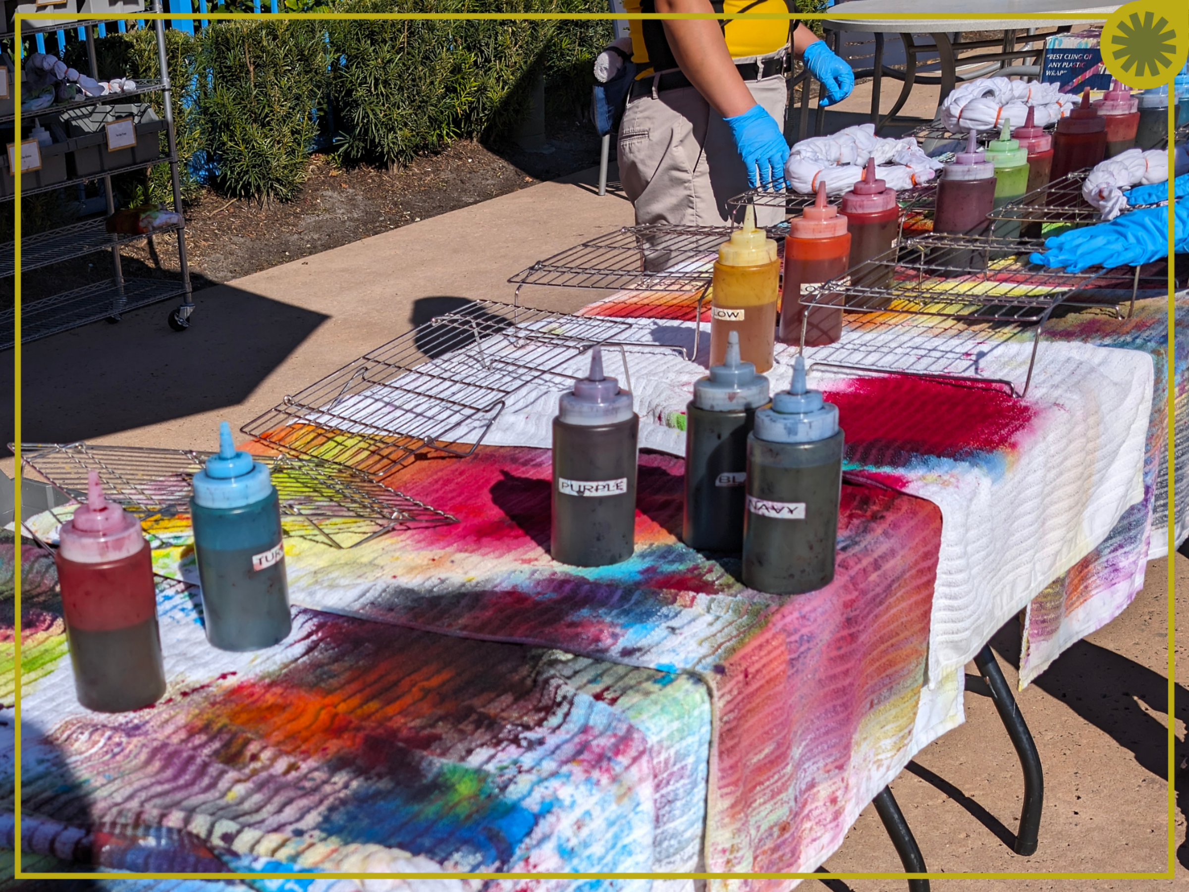Disney's All-Star Sports Resort Mickey Tie-Dye Activity