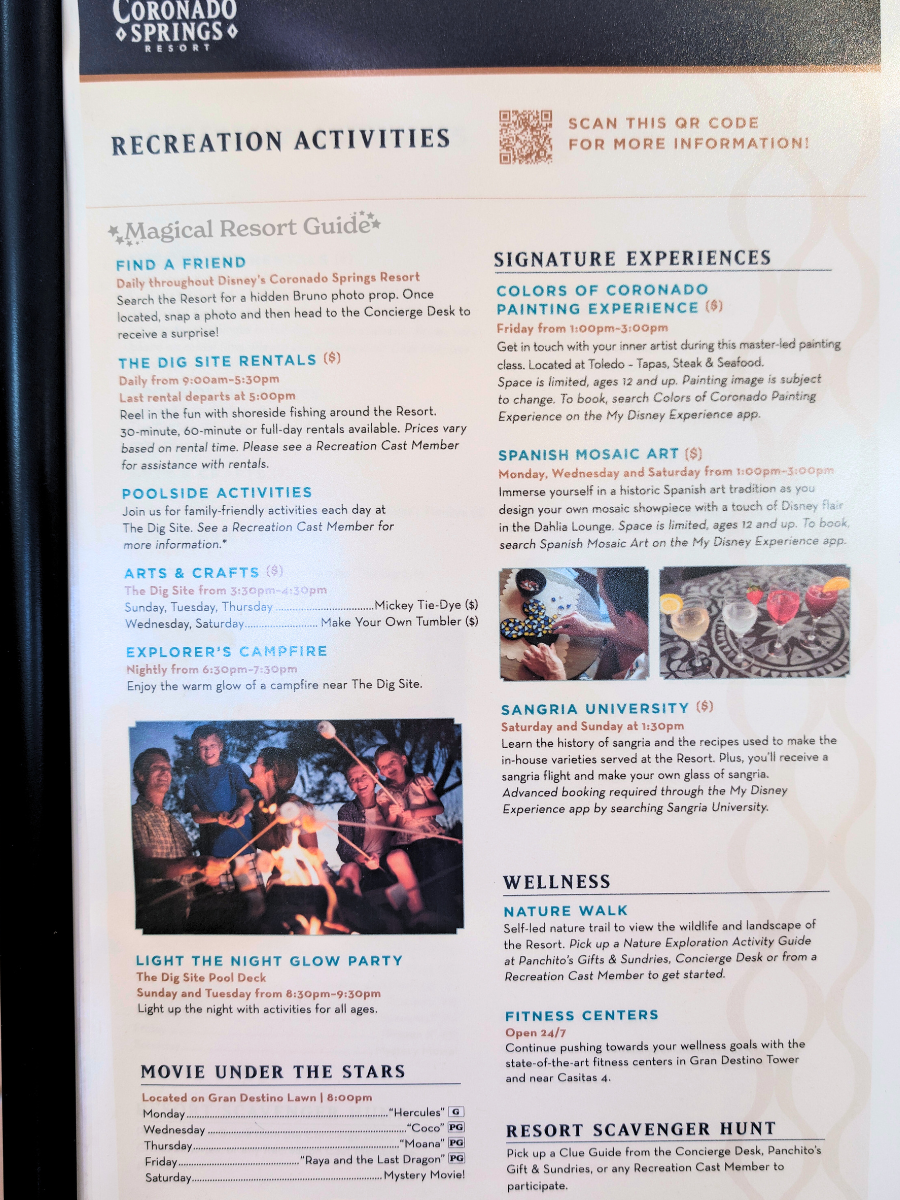 Disney's Coronado Springs Resort Recreation Activities — Magical Resort  Guide