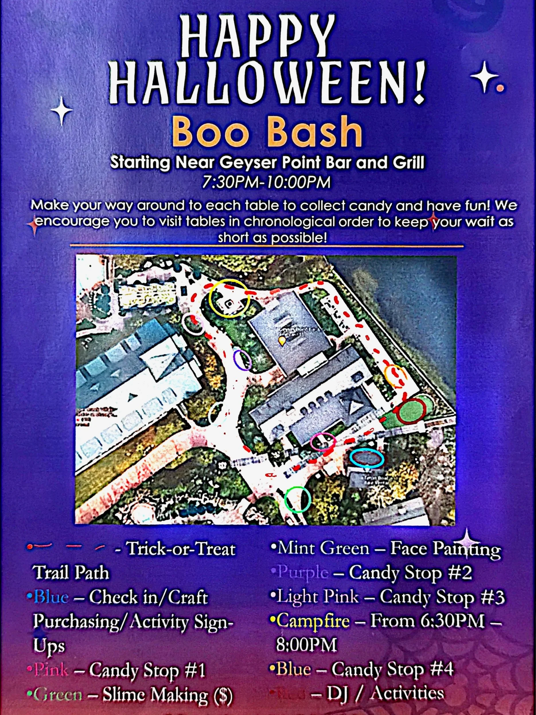 Disney's Wilderness Lodge Resort Holiday Activities Activity Calendar Halloween 2025