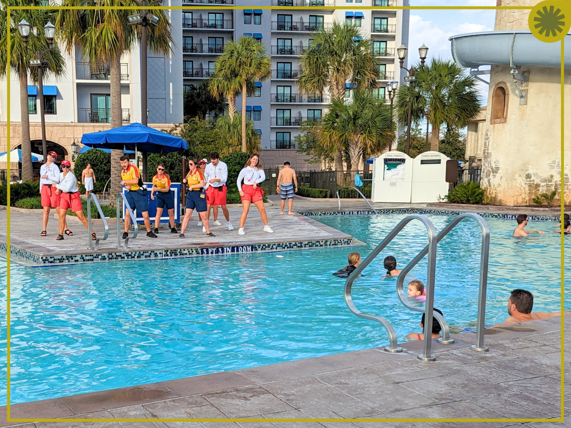 Disney's Riviera Resort Poolside Activities