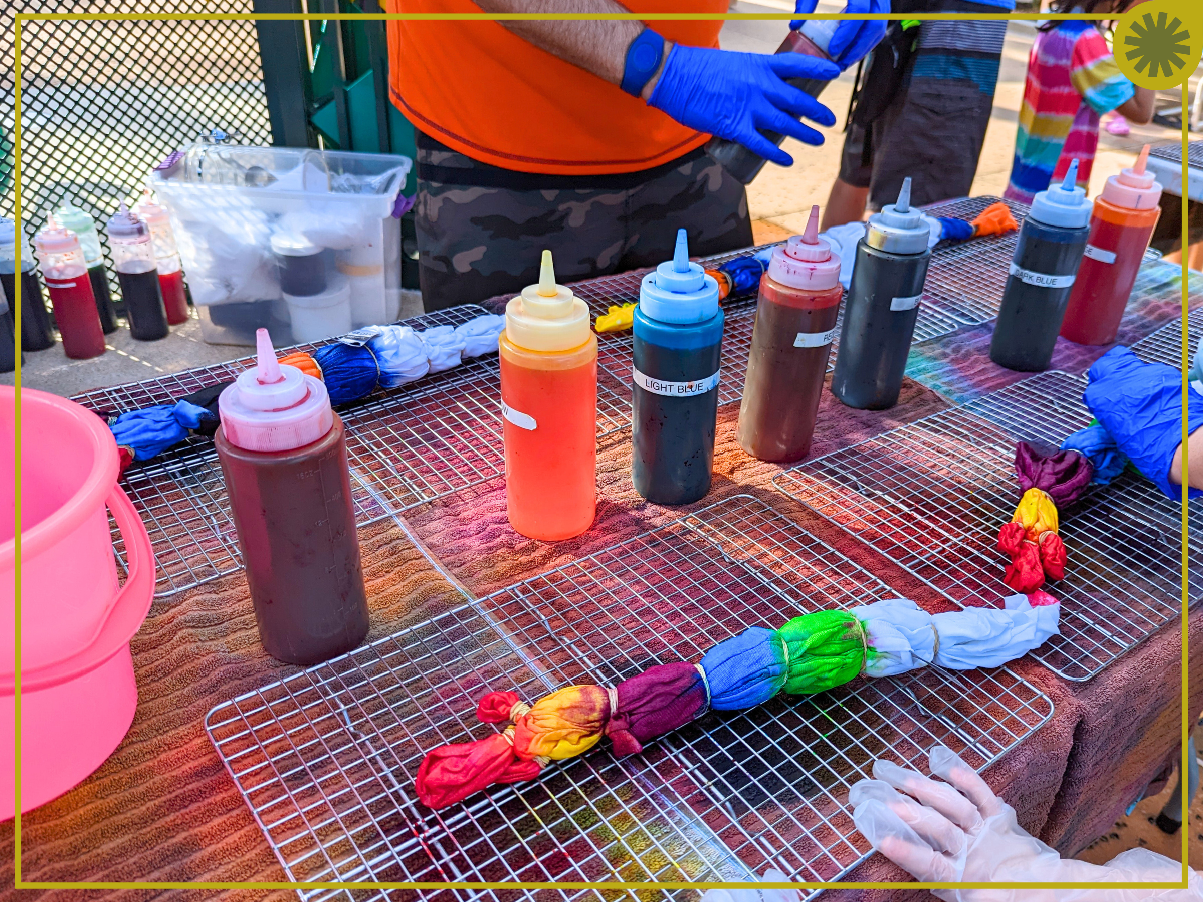 Disney Port Orleans French Quarter Resort Mickey Tie-Dye Activity