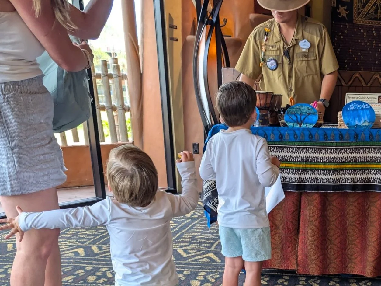 Disney's Animal Kingdom Lodge Resort Jambo House Bead Activity String of Memories Music of the Savanna Drums