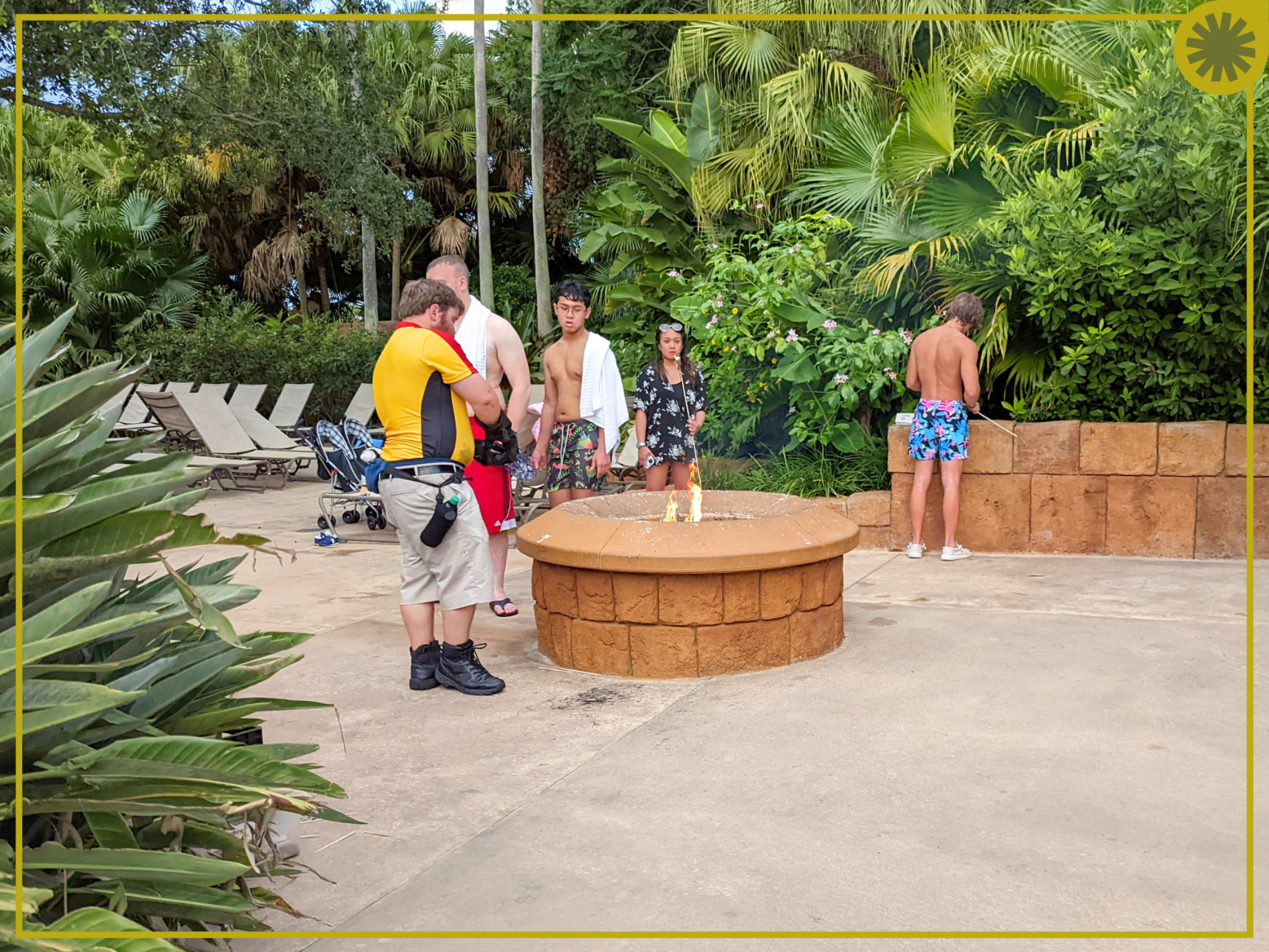 Disney Coronado Springs Resort Explorer's Campfire Activity