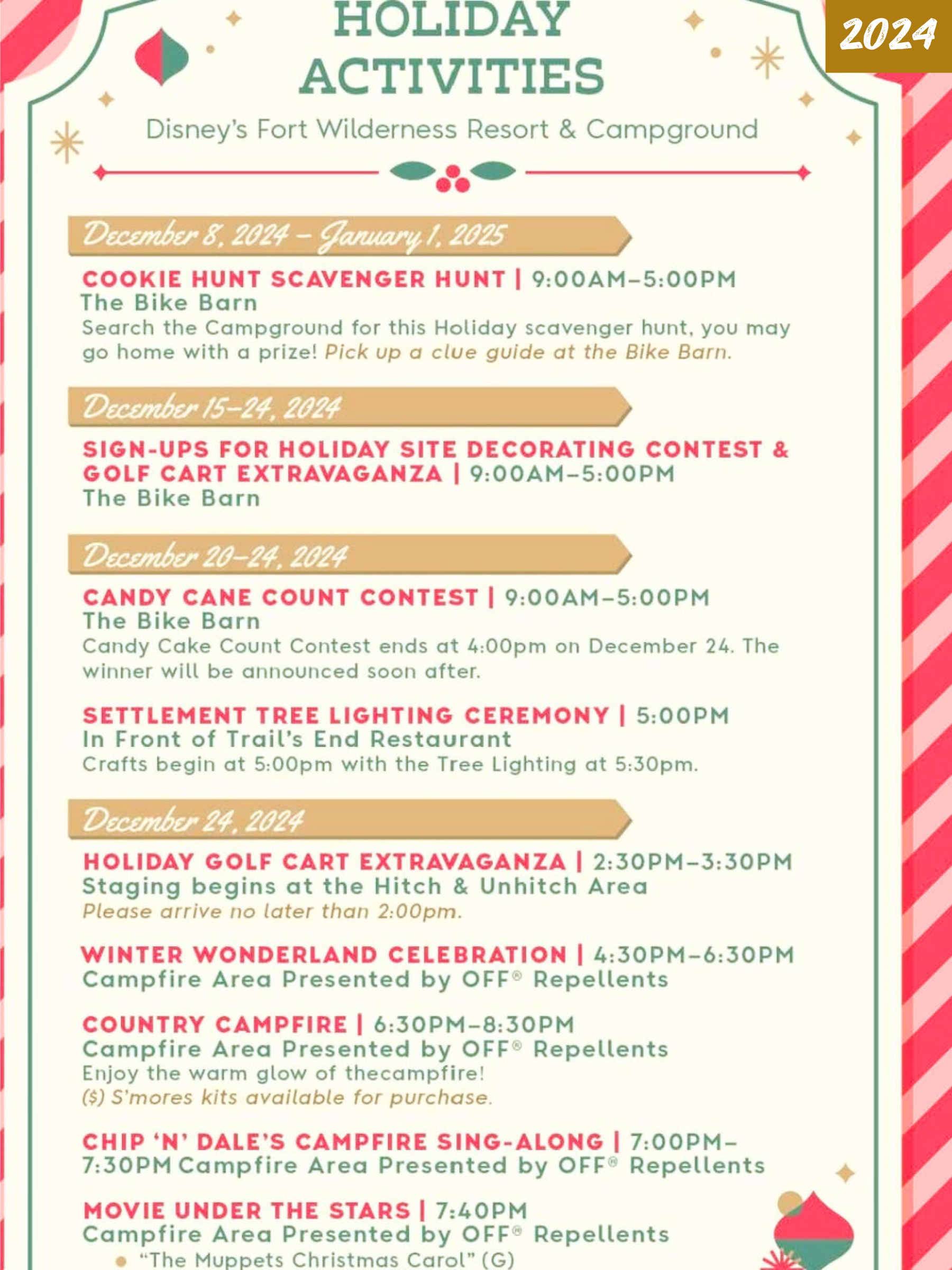 Christmas Activities at Disney's Fort Wilderness Resort — Magical ...
