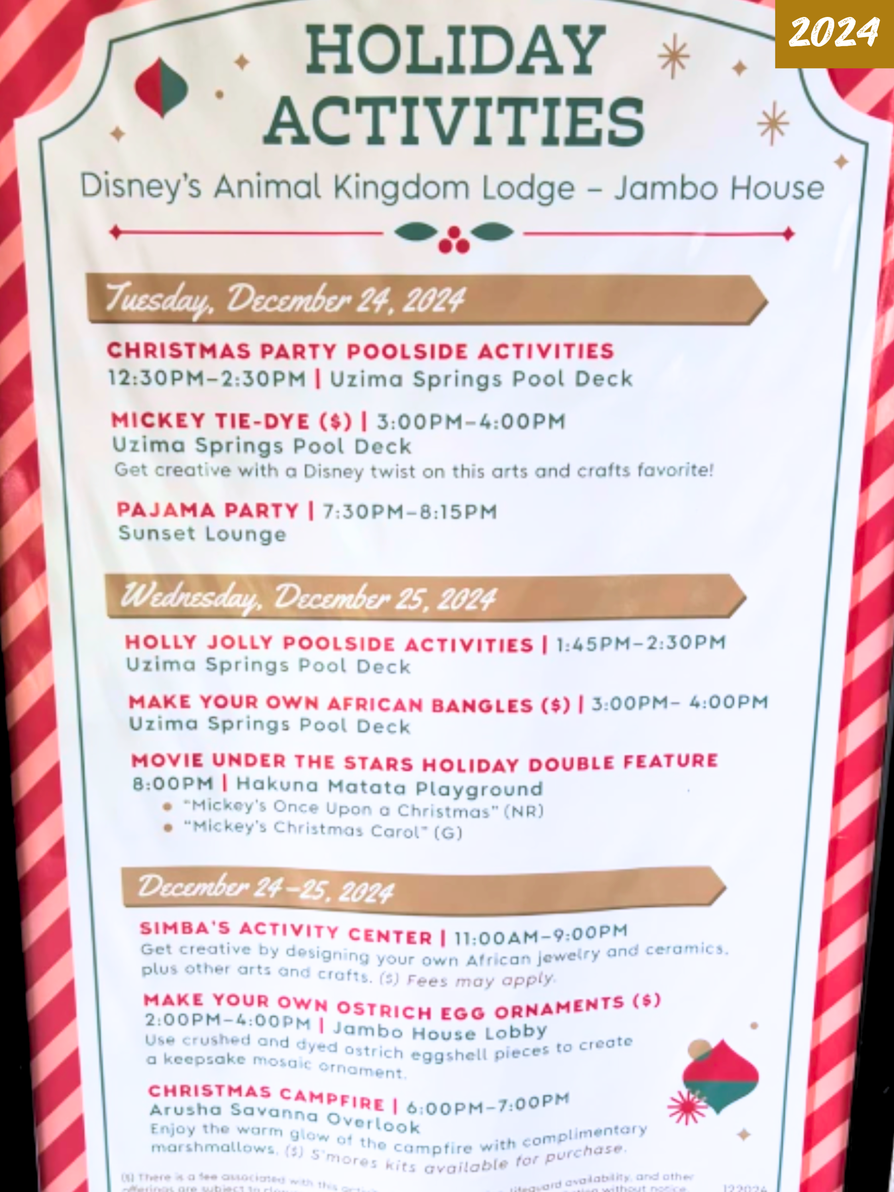 Christmas Activities at Disney's Animal Kingdom Lodge Resort — Magical ...