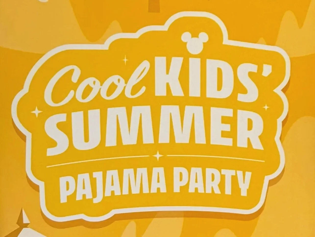 Disney's Port Orleans Riverside Resort Cool Kids Summer Pajama Party
