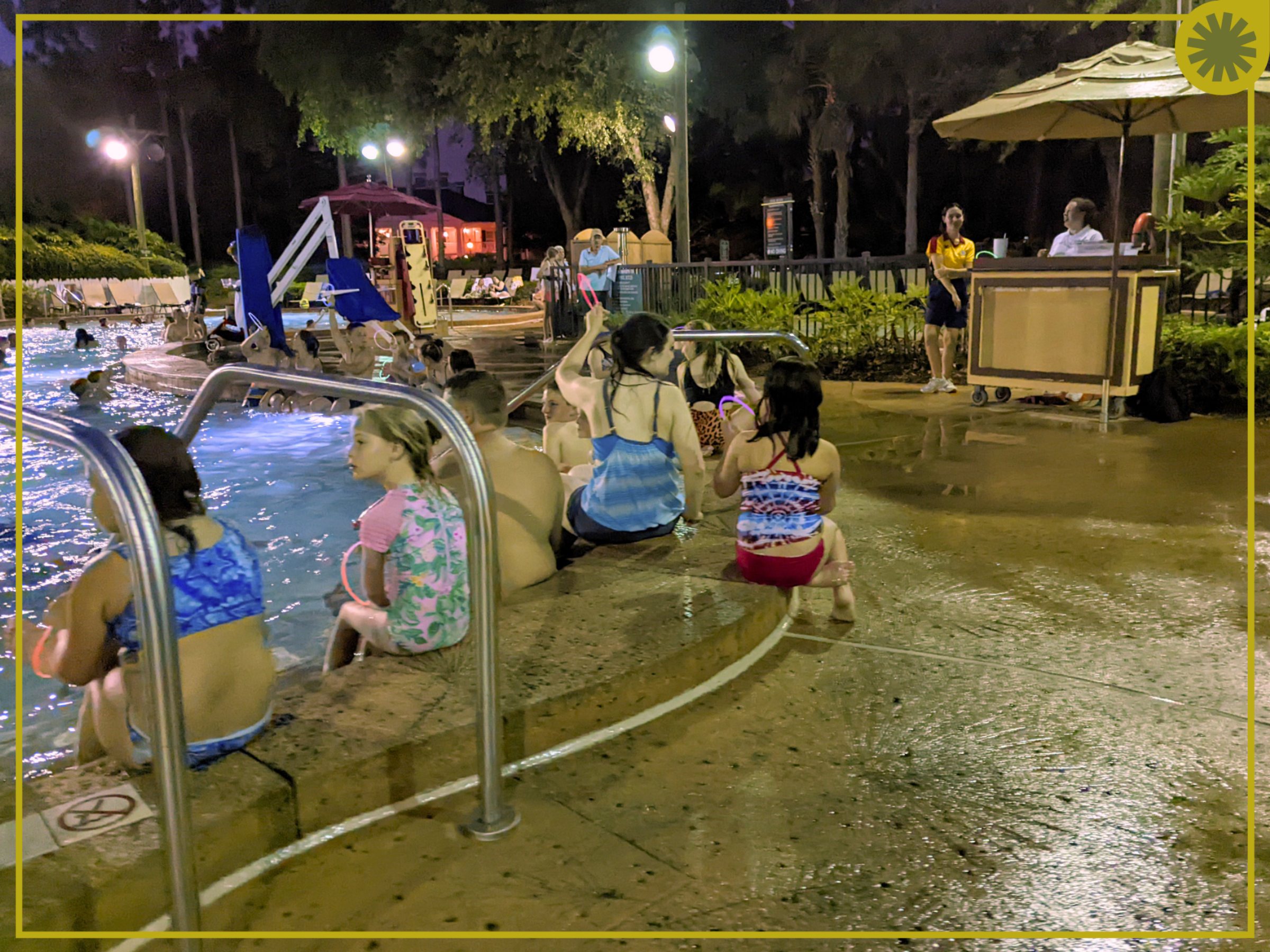 Disney's Port Orleans Resort Riverside Nighttime Trivia Challenge Pool Party