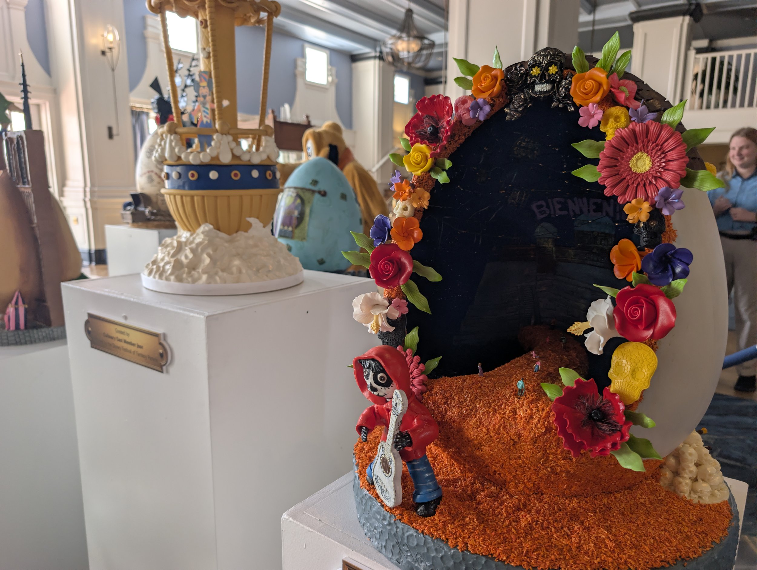 Disney's Yacht Club Resort Easter Egg Display