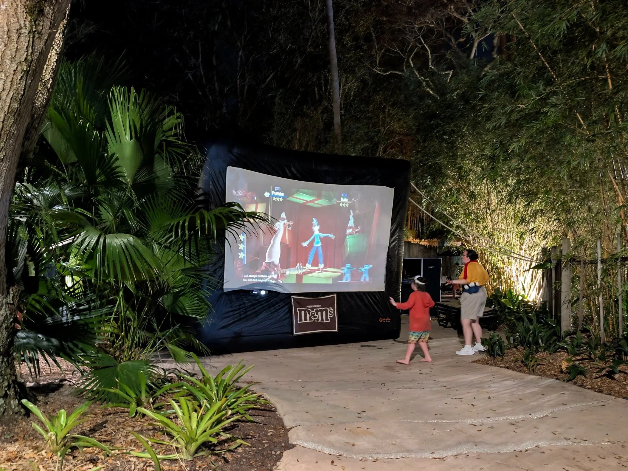 Disney's Animal Kingdom Lodge Jambo House Resort Video Game Dance Party