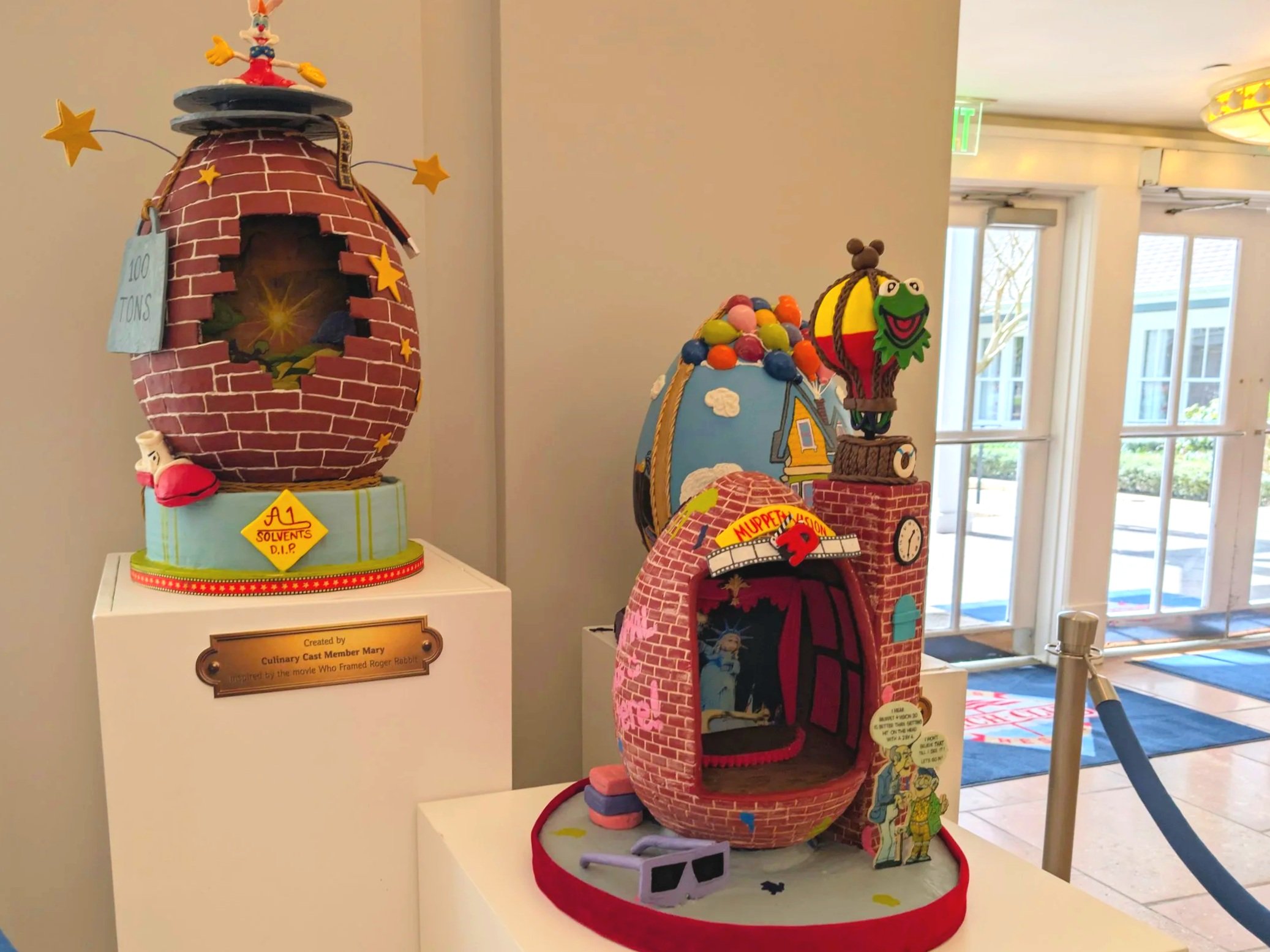 Disney's Beach Club Resort Easter Egg Display