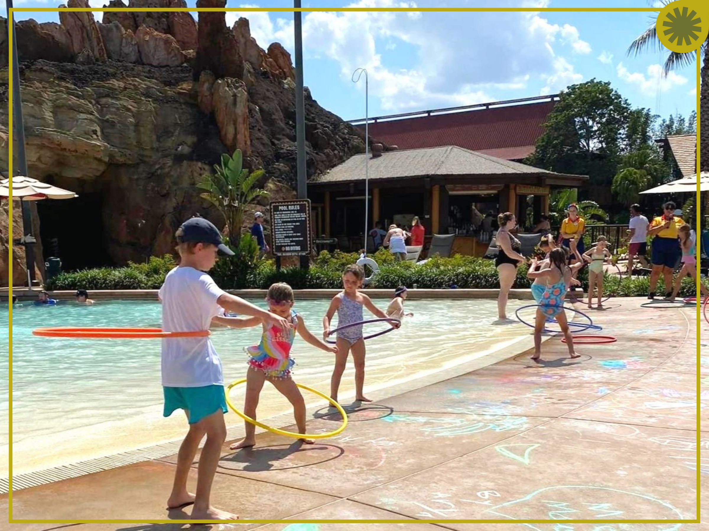 Disney's Polynesian Village Resort Pool Party