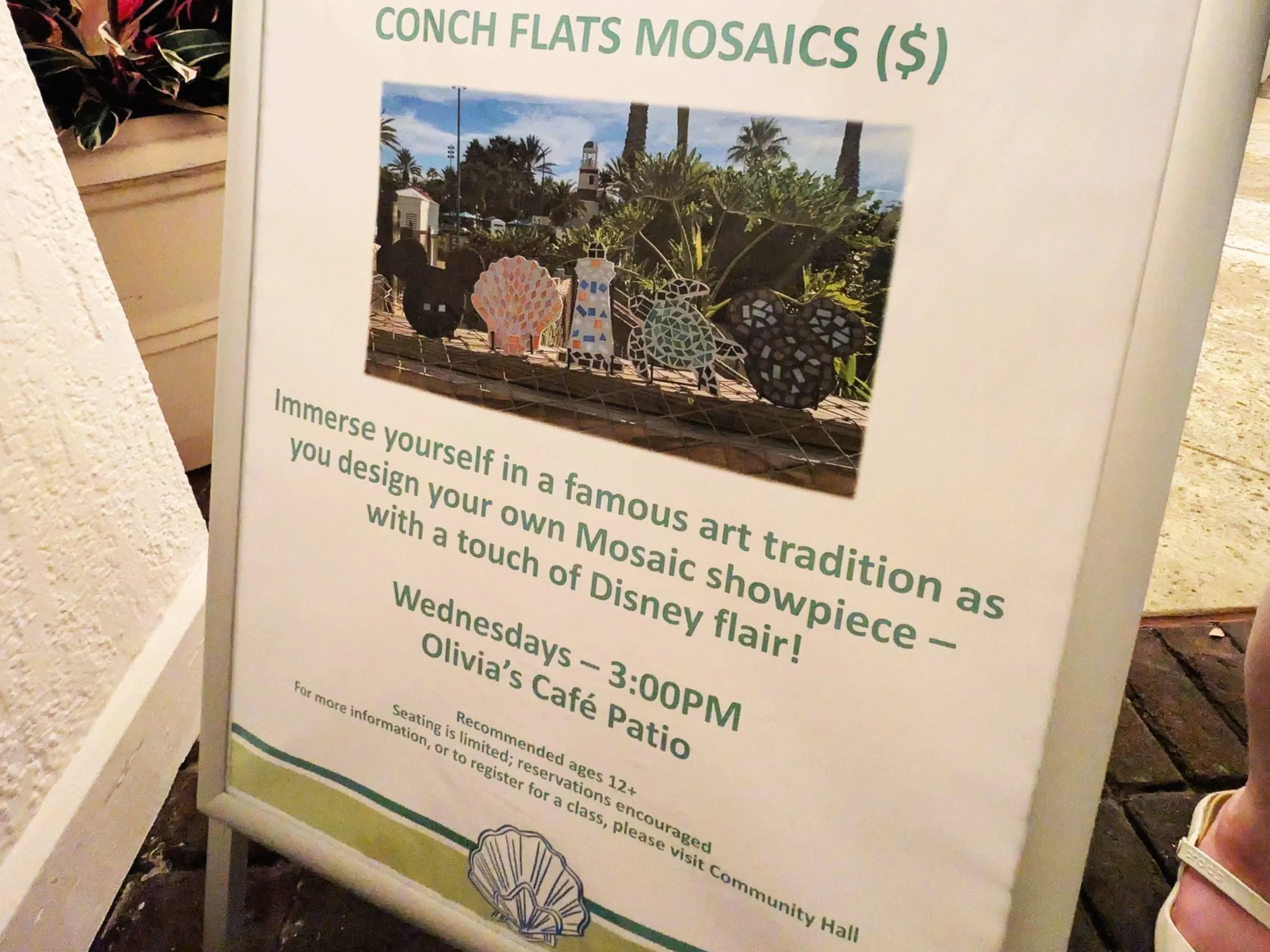 Disney's Old Key West Resort Conch Flats Mosaic Activity