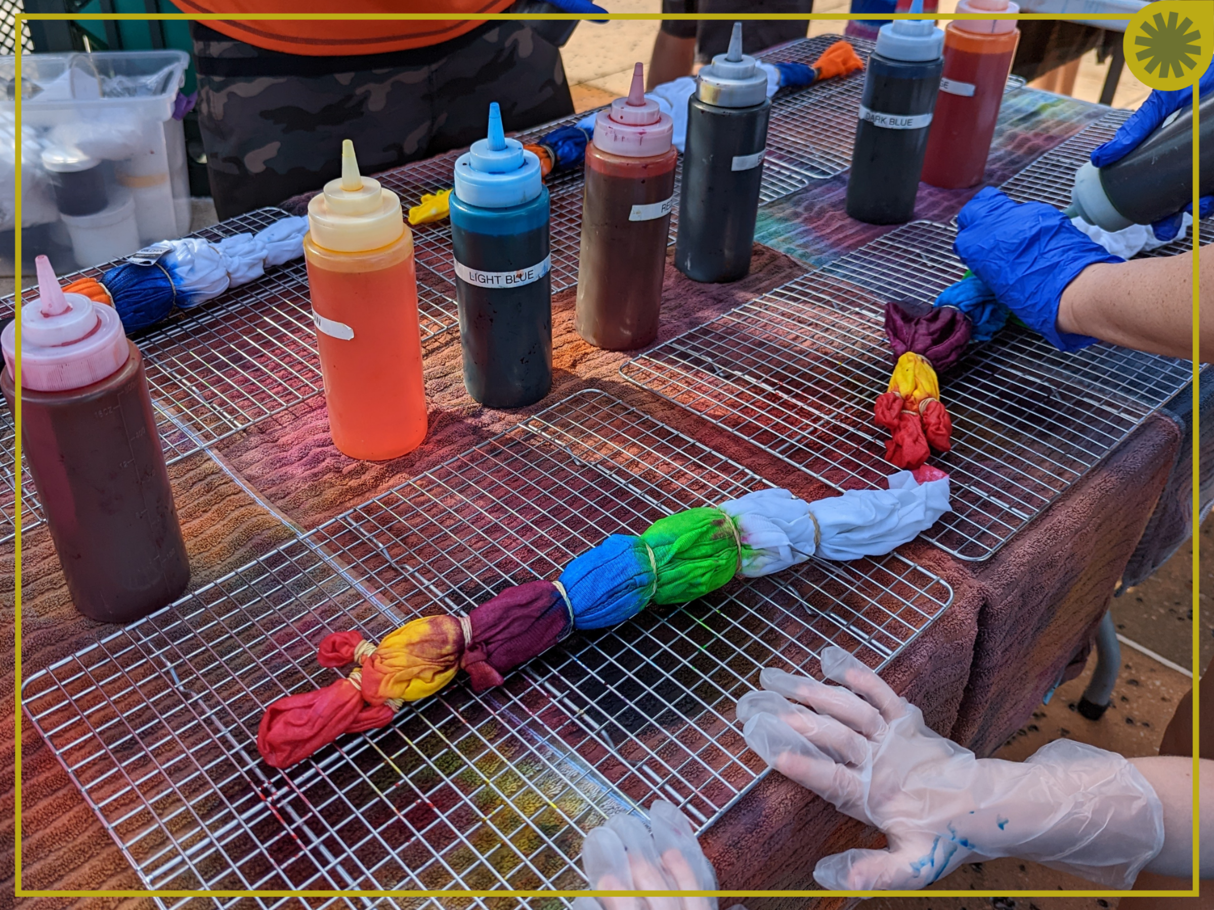 Disney's All-Star Sports Resort Mickey Tie-Dye Activity