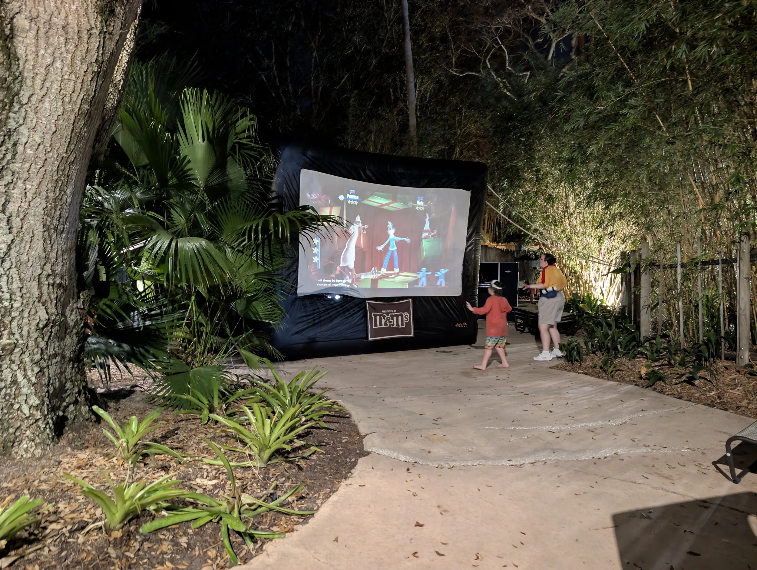 Disney's Animal Kingdom Lodge Resort Jambo House Video Game Dance Party