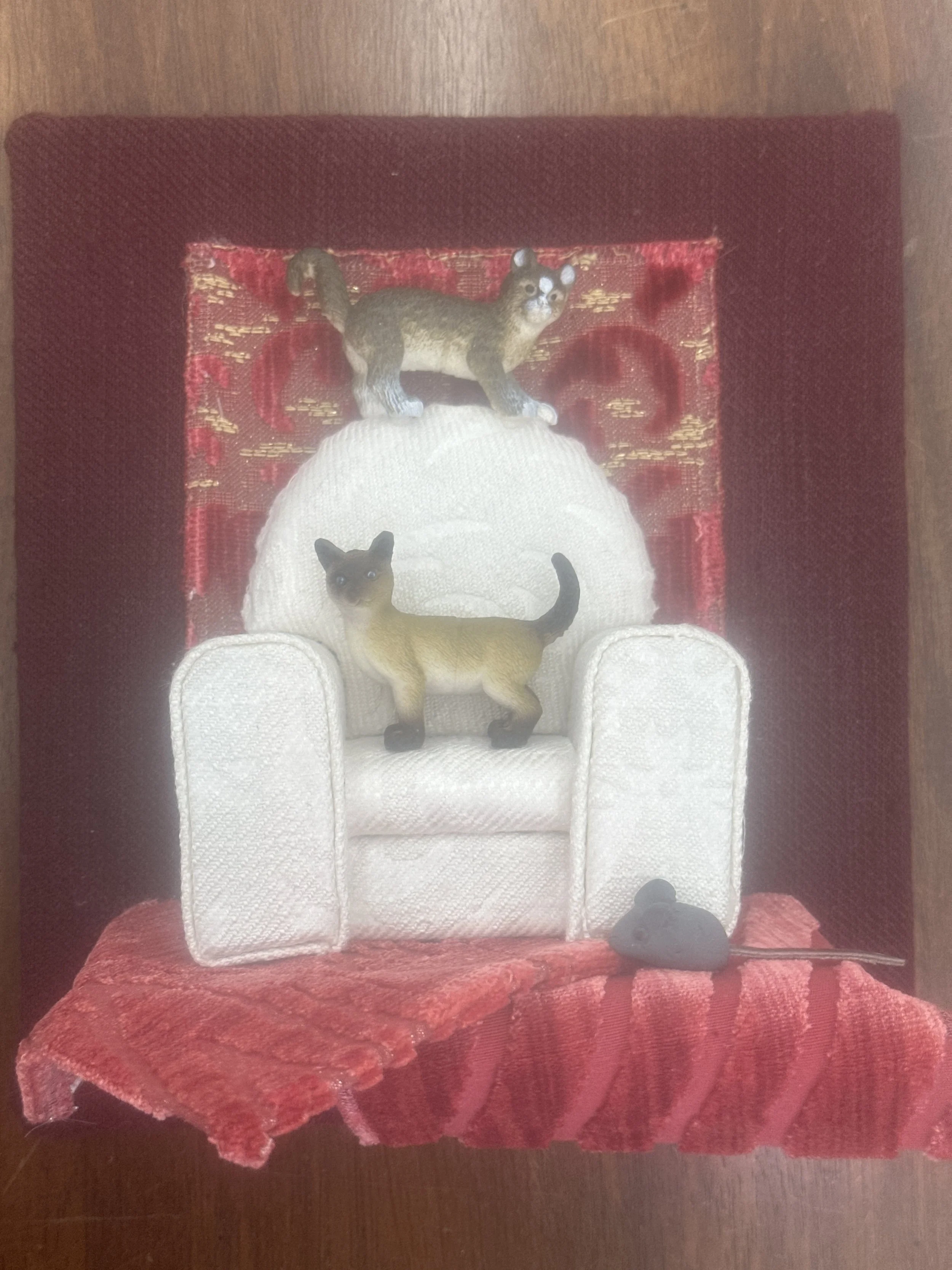 “$ Store Cats: While You Were Out” by Lauri Mraz