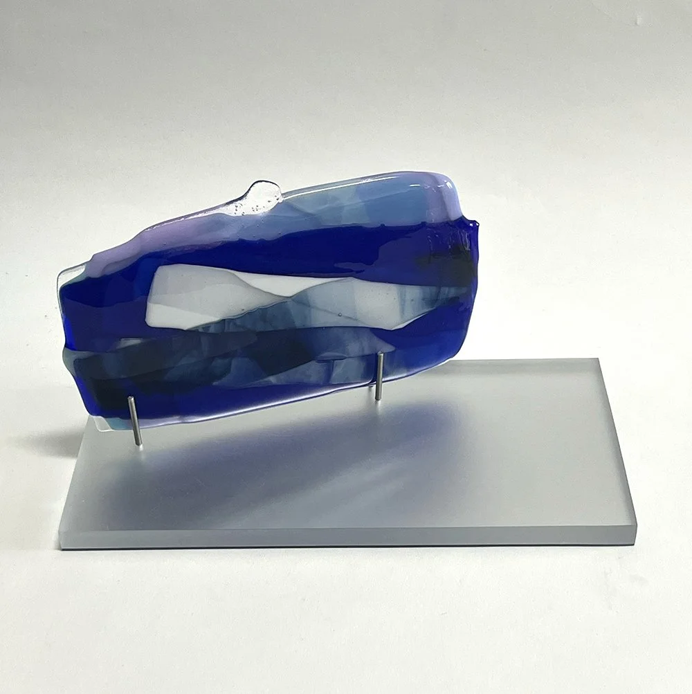 "Silver Blue Wave" by Brad Johns