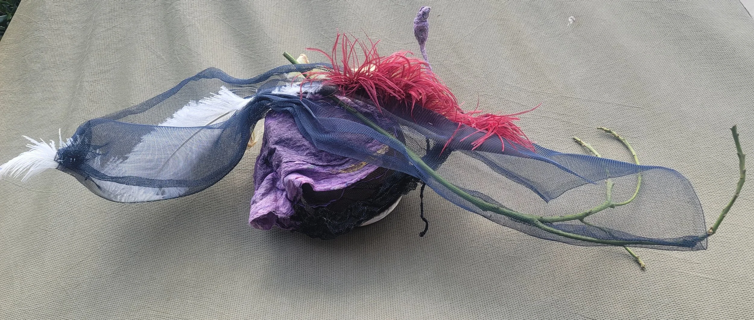 Susan Karhroody _Wild Nest_ wire, felt, mesh branc.jpg