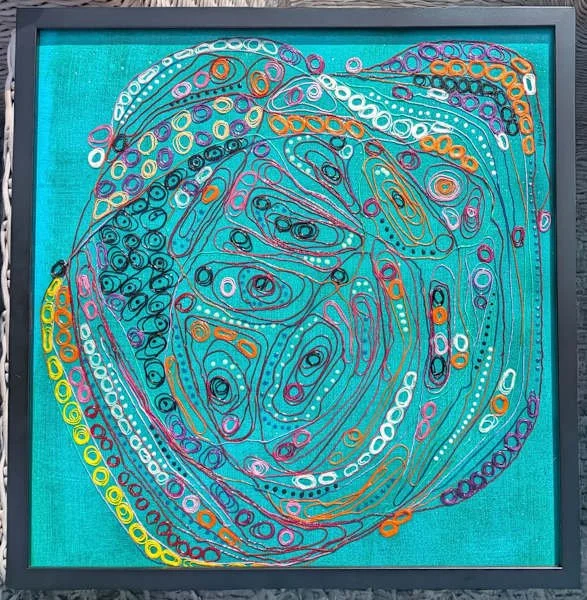 "Green Cells" by Cat Parsons Matsuda