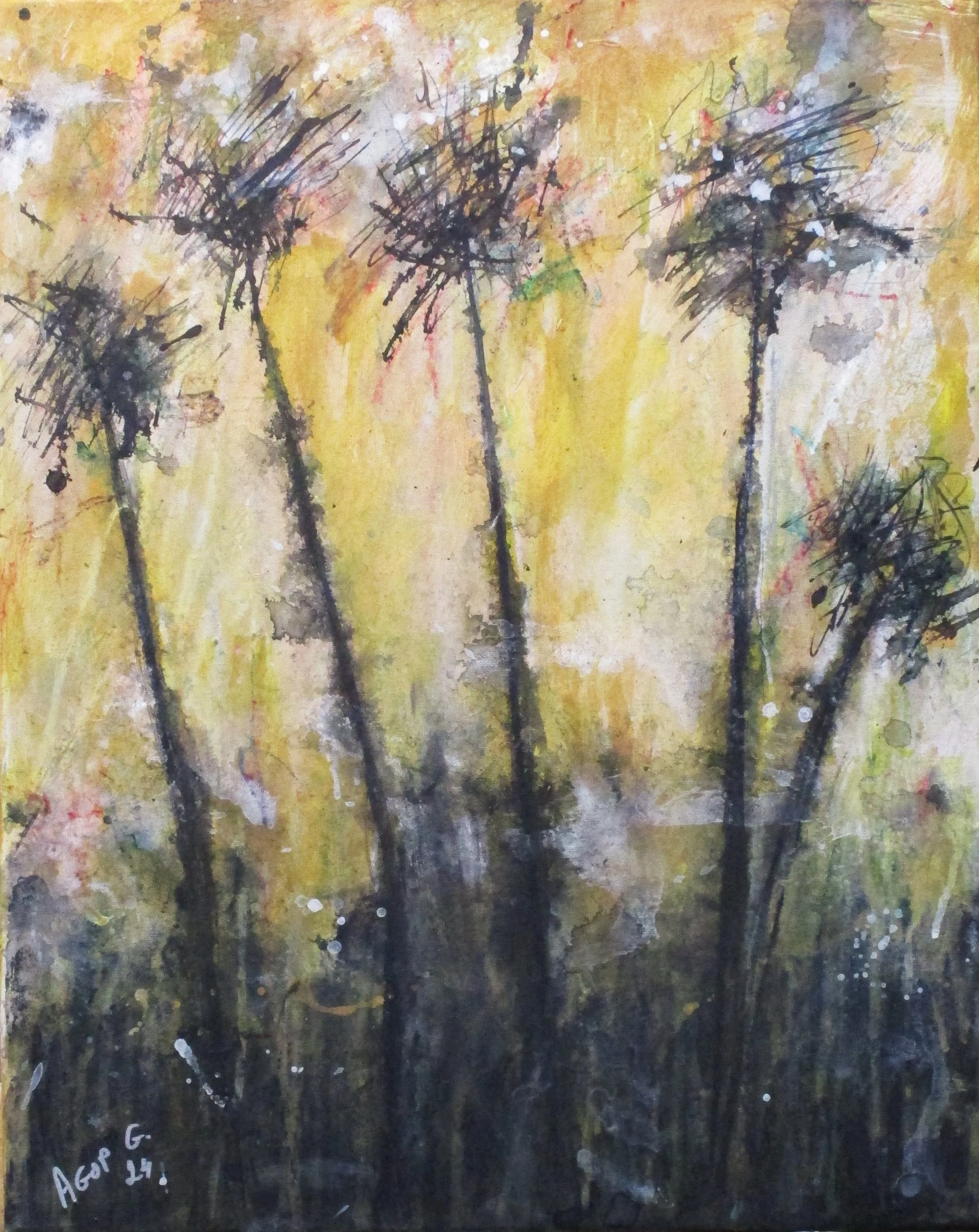 "Rusty Flowers #2" by Agop Gemdjian