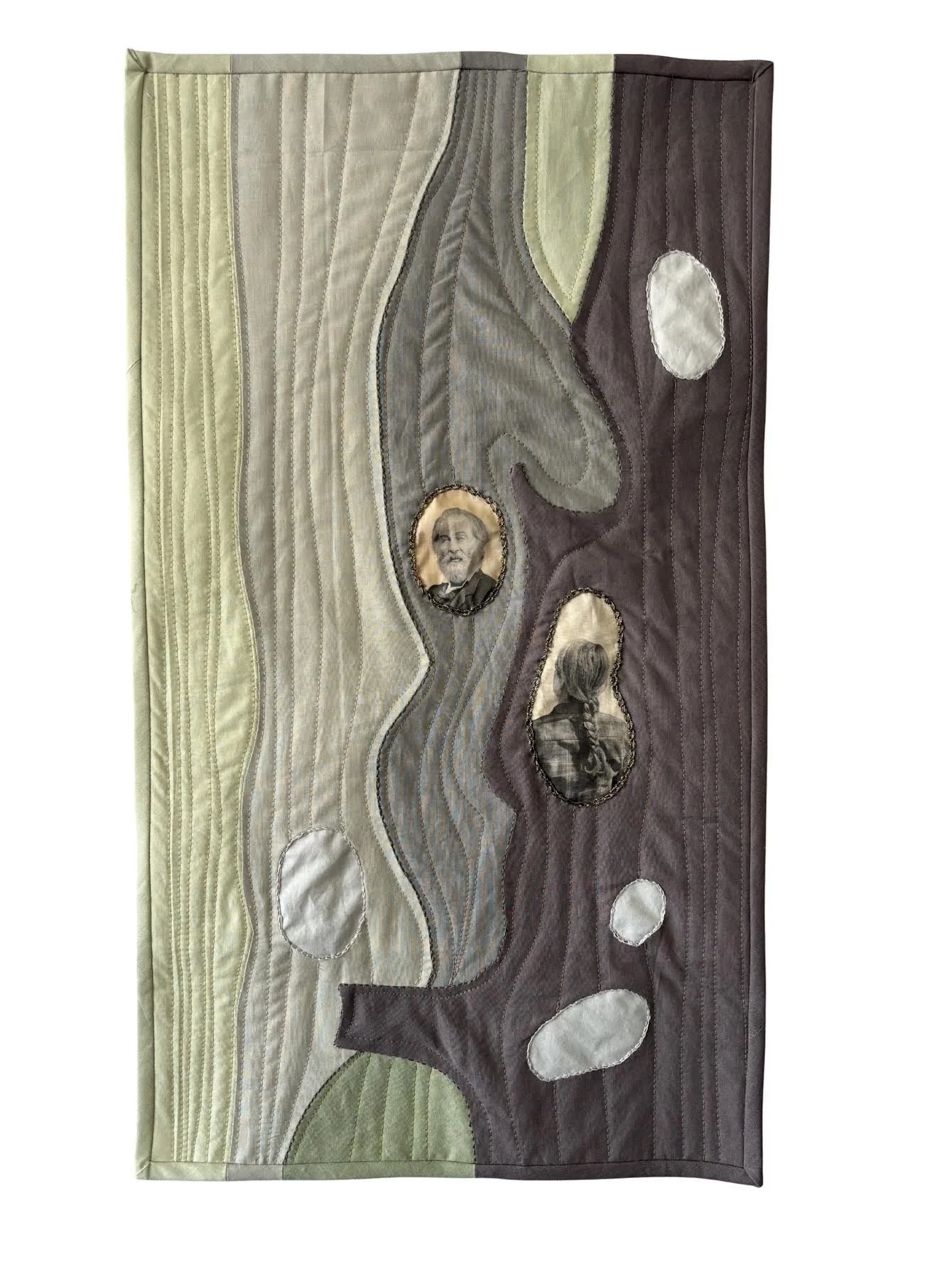 "Tree Portraits with Poets: Walt Whitman shares observations with the artist inside a California Sycamore" by Nicki Voss