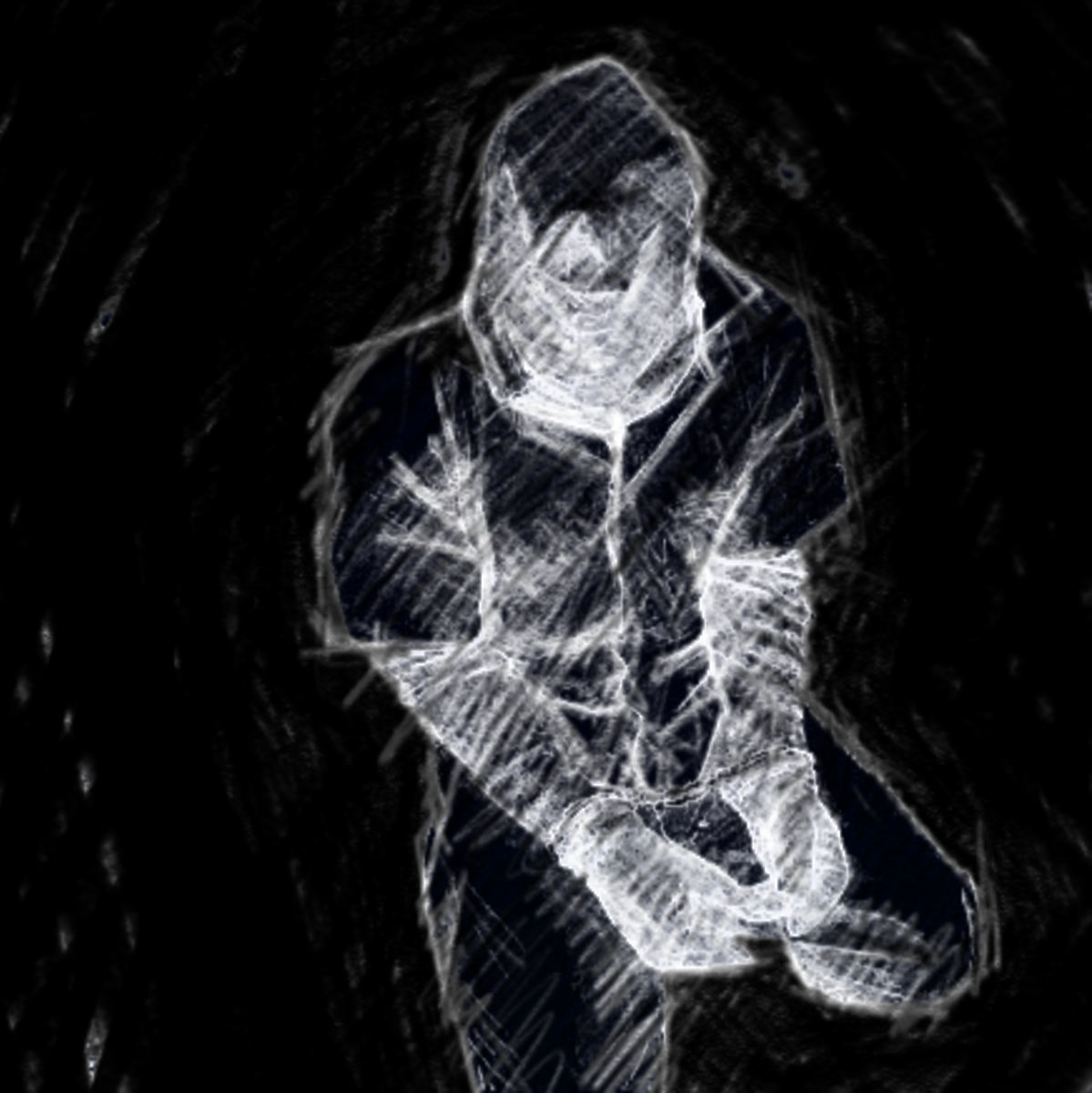 "Self Portrait Not in Prayer" by Stephen Blank