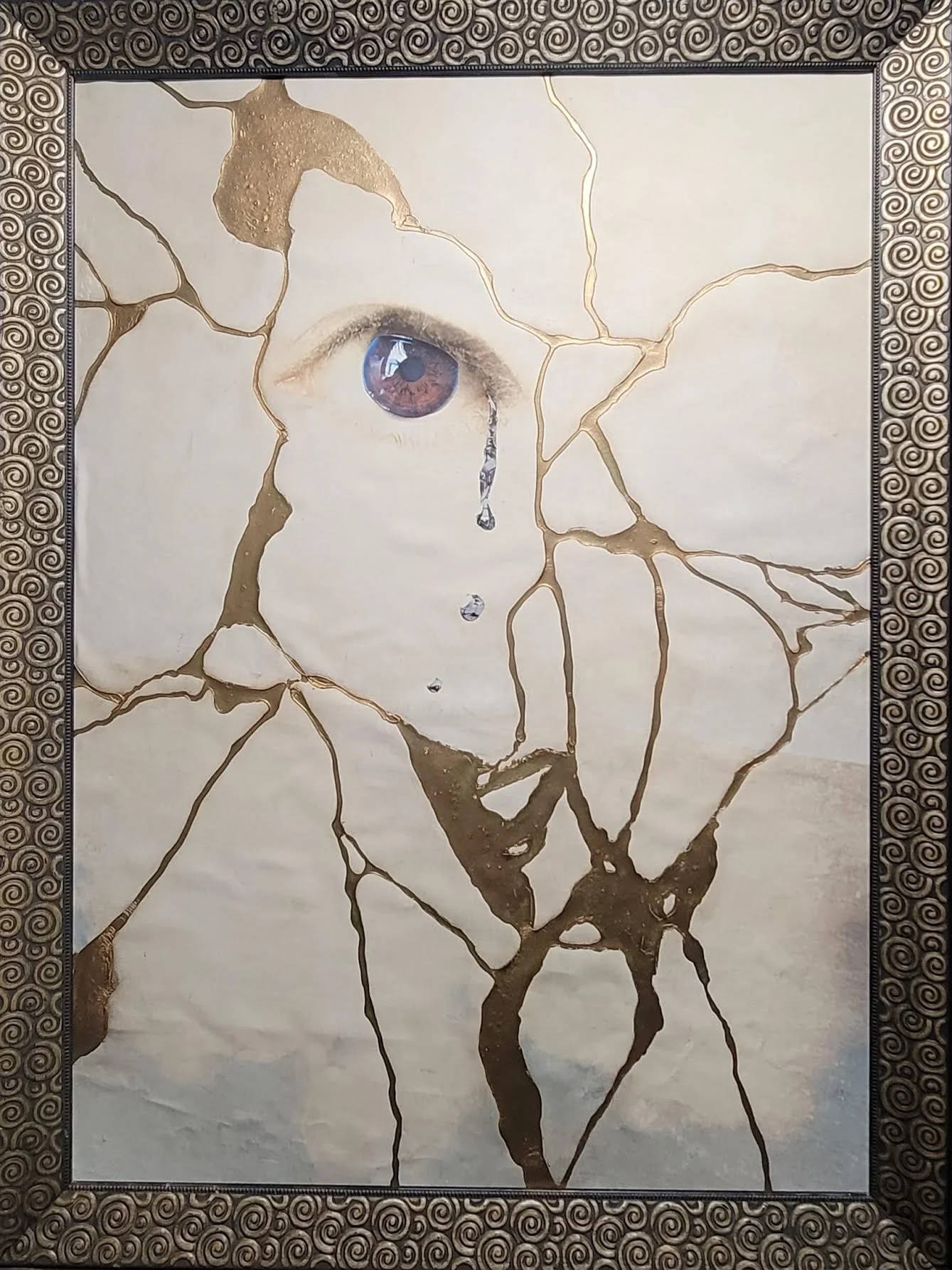 "The Radiant Eye: Golden Thread, Alchemy of Tears" by Christine Mazanec