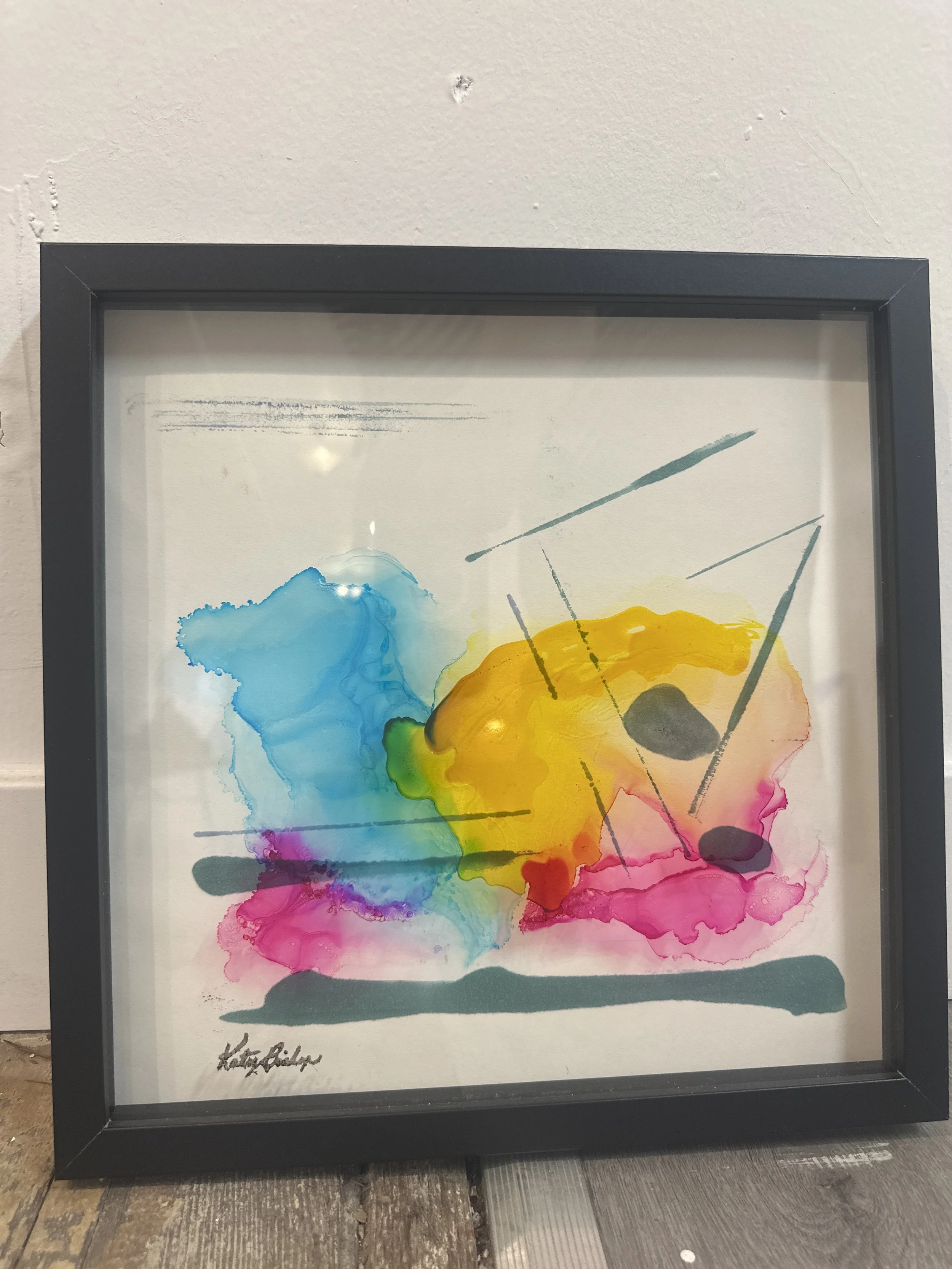 "COLORING OUTSIDE THE LINES 5" by Katy Bishop