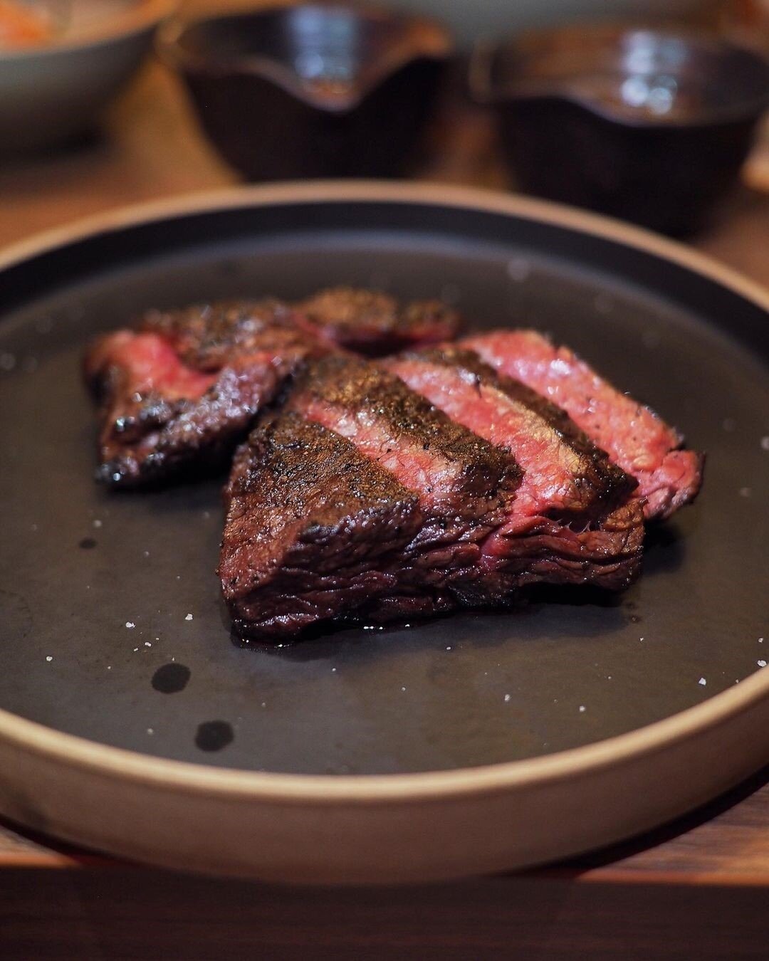 Fatty, juicy and absolutely delicious!⁠
Our Hanging Tender is best paired with our herbalicious chimichurri sauce for an unforgettable taste 🐄⁠
⁠
Make your reservations at KOAL and we'll meat 🥩 you there! ⁠
⁠
📸: @tjang.fonda