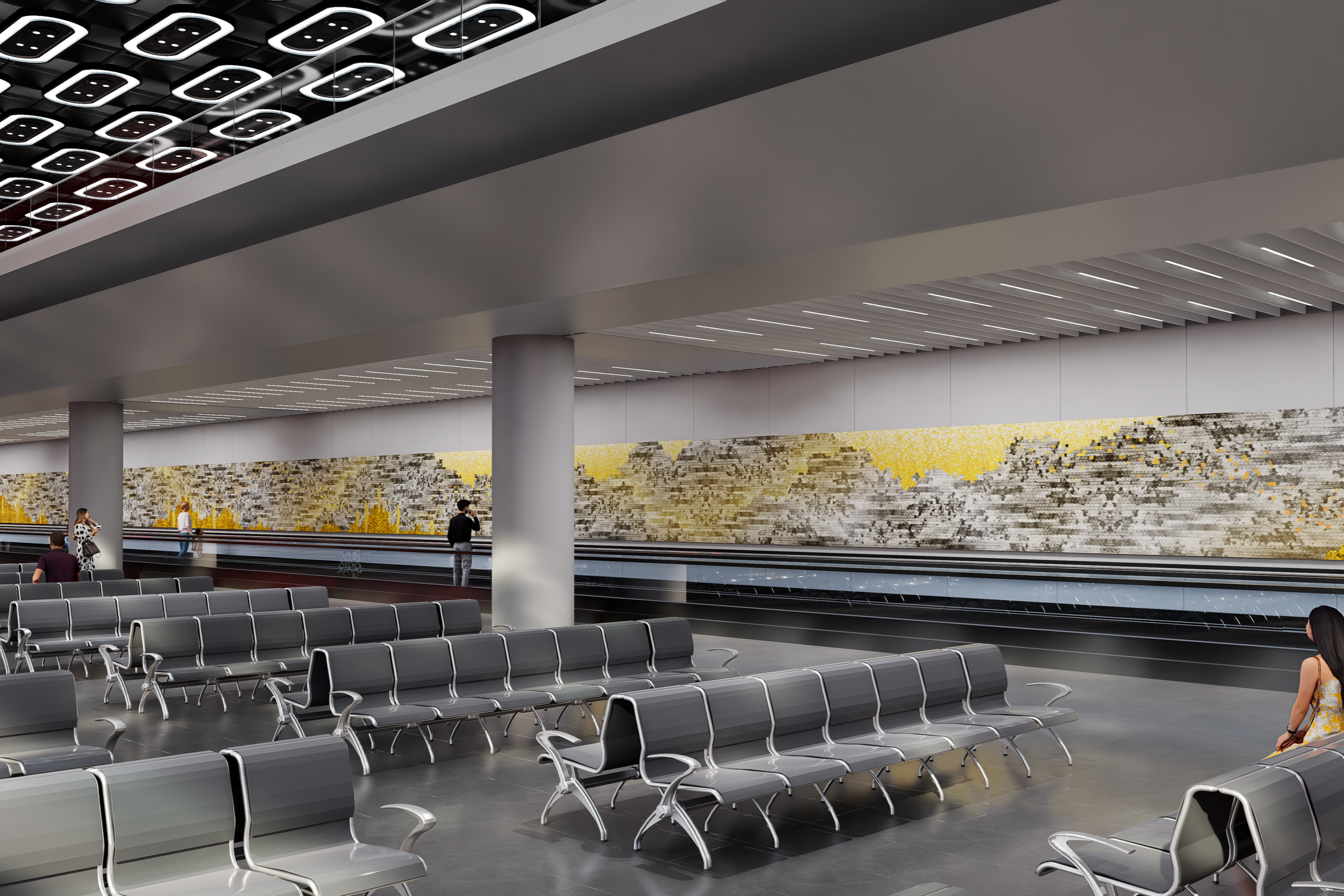 YEN TING CHO Studio, Gateway To Taiwan: Island Tales, 2025, No.5 Golden Voyage T3 Rendering. © YEN TING CHO