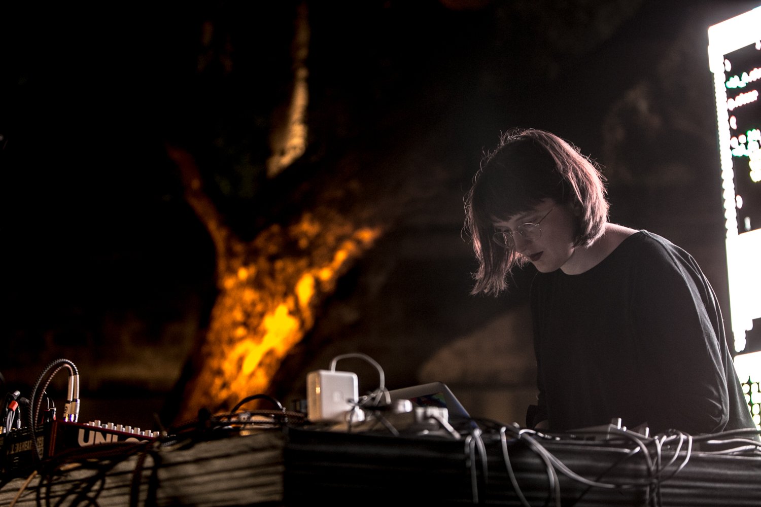 Joanne Armitage at Mutek Nano, Buenos Aires. Photo by @malucampello - jarm