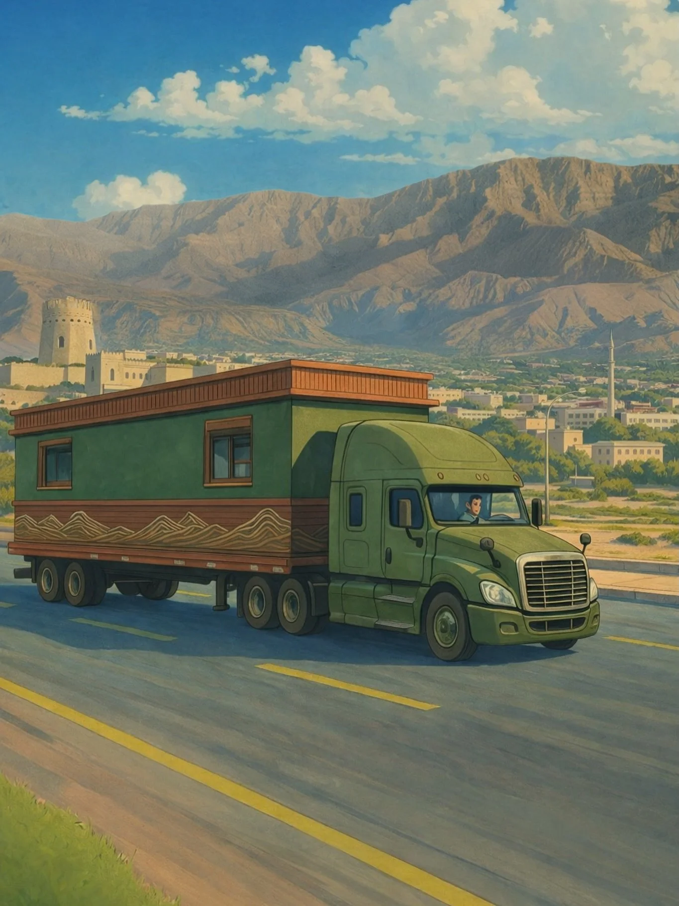 الوجهة هالمرة الى الشمال.. يا ترى وين؟😉⛰️

Heading north.. Guess where?😉⛰️