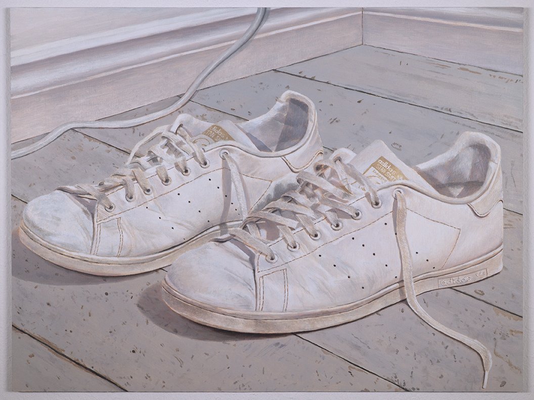Stand-ins , 2022, oil on panel, 12 x 16 inches (30 x 40 cm)