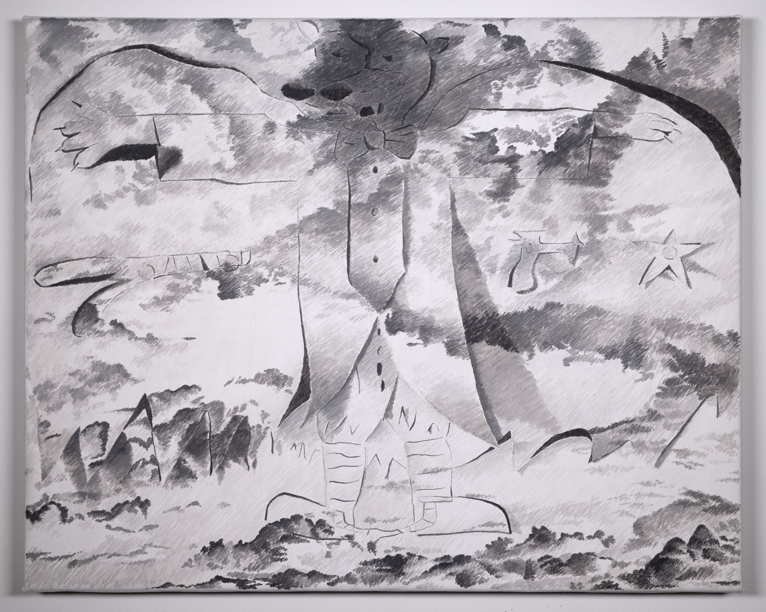   Dracula Splinter , 2026, oil on canvas, 16 x 19.5 inches (40 x 50 cm) 