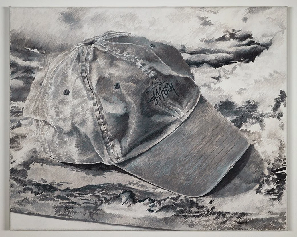   Topper , 2025, oil on canvas, 16 x 19.5 inches (40 x 50 cm) 