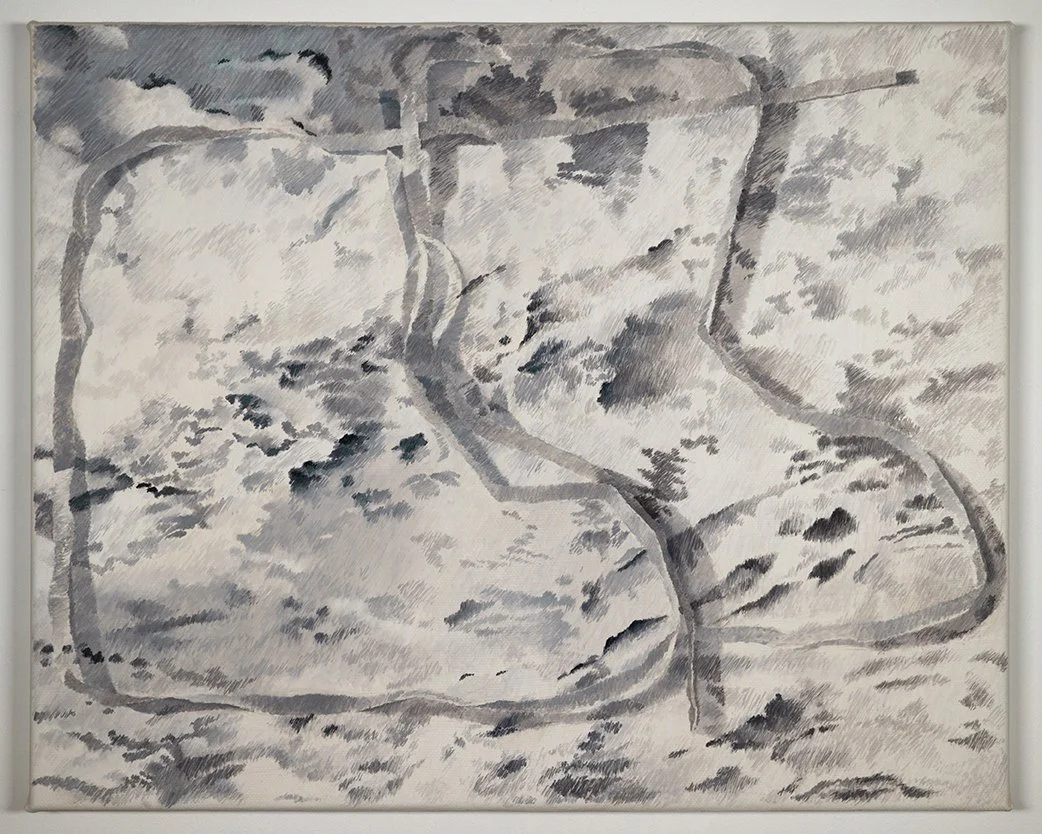   Treads Lightly , 2025, oil on canvas, 16 x 19.5 inches (40 x 50 cm) 