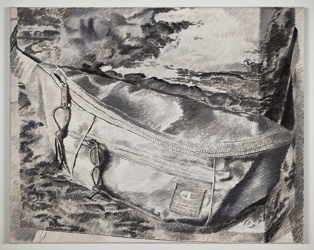   Waisted , 2025, oil on canvas, 16 x 19.5 inches (40 x 50 cm) 