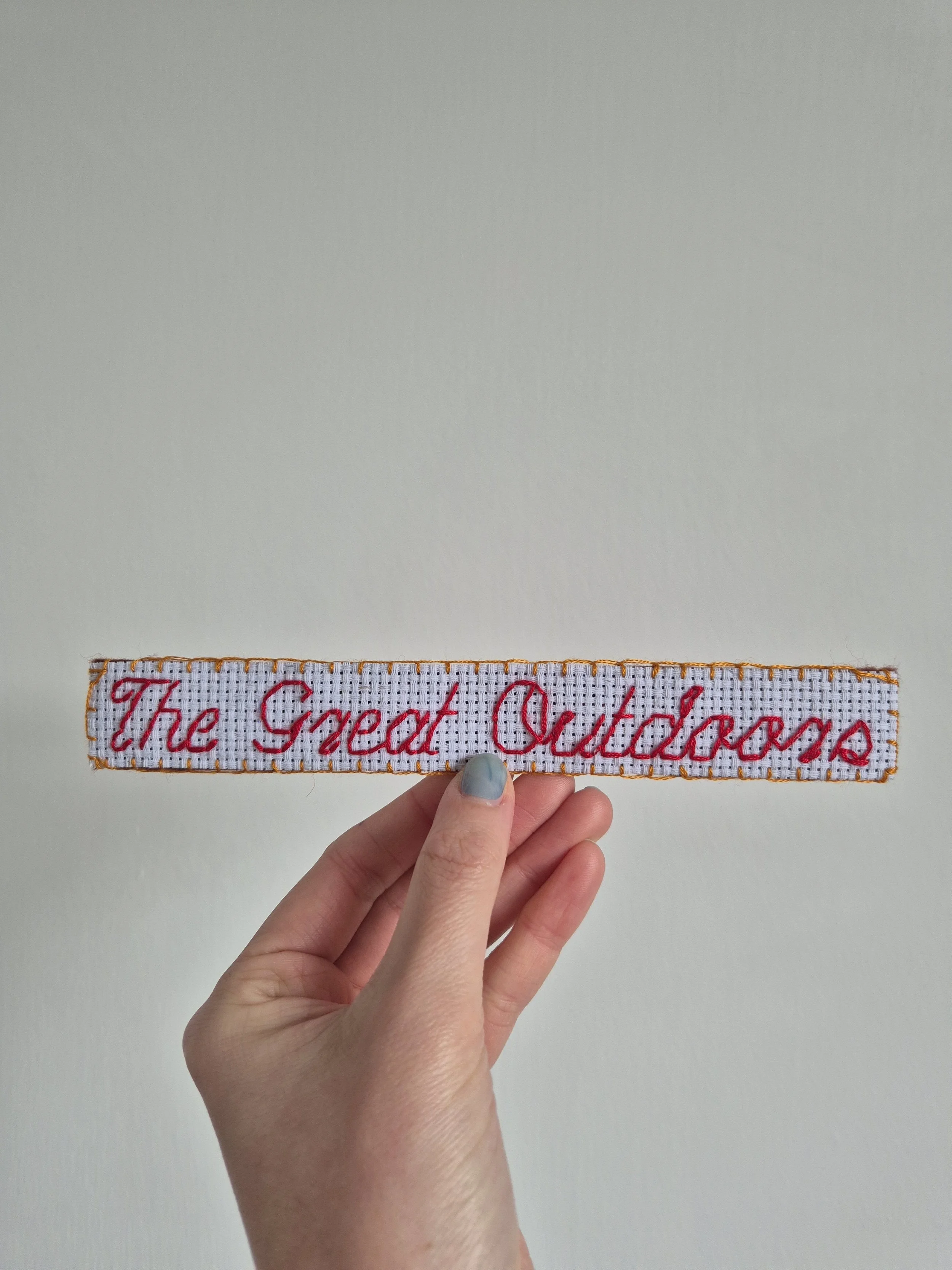 The Great Outdoors Handmade Bookmark