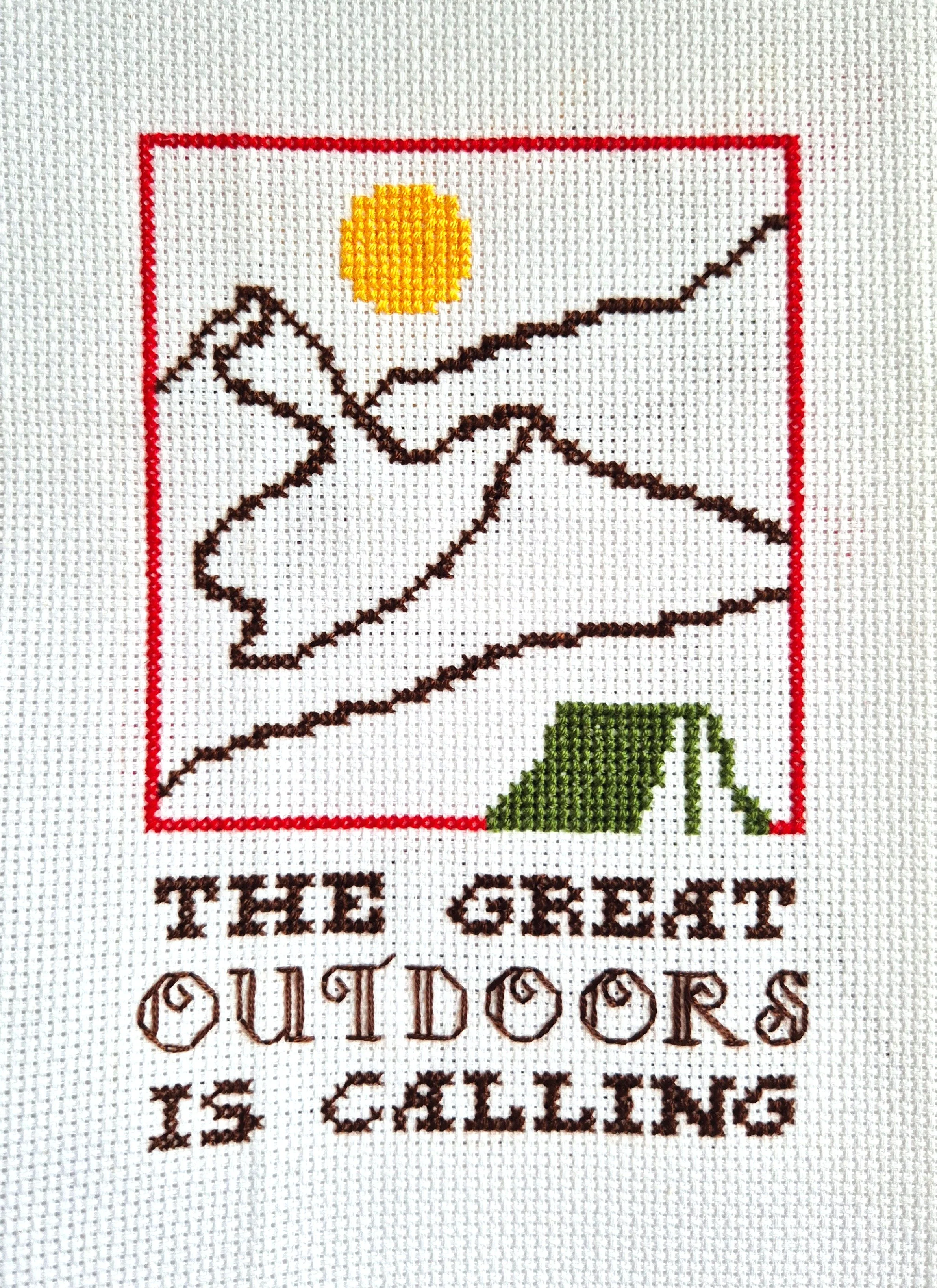 The Great Outdoors Cross Stitch Pattern