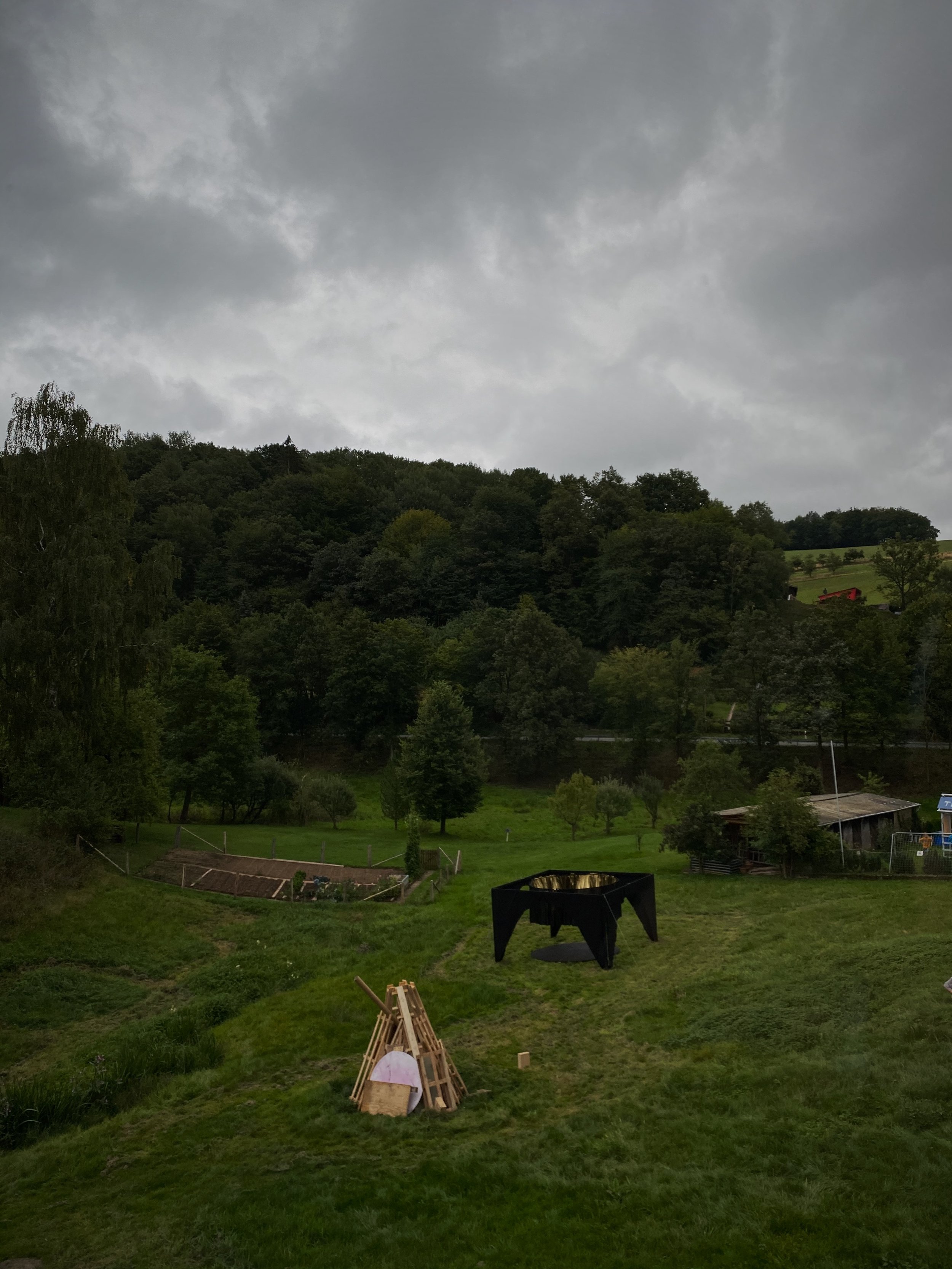 Pavillion Kohlemeiler for Los Angeles Projekt Günsterrode - Productdesign