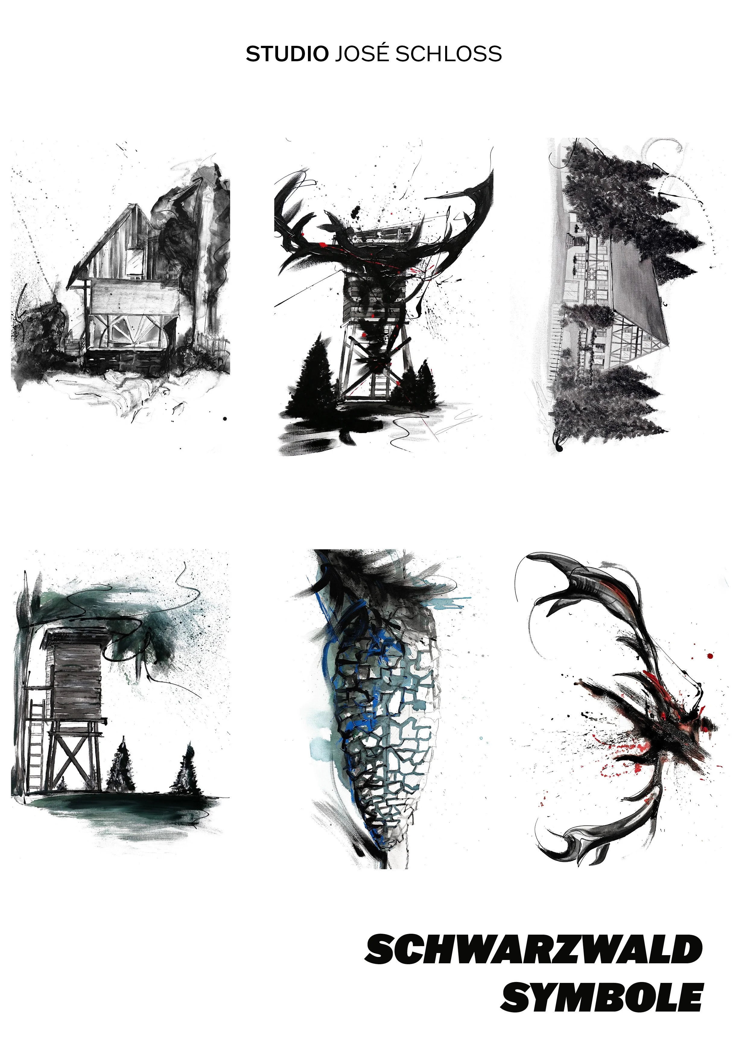 Schwarzwald Symbole Bundle