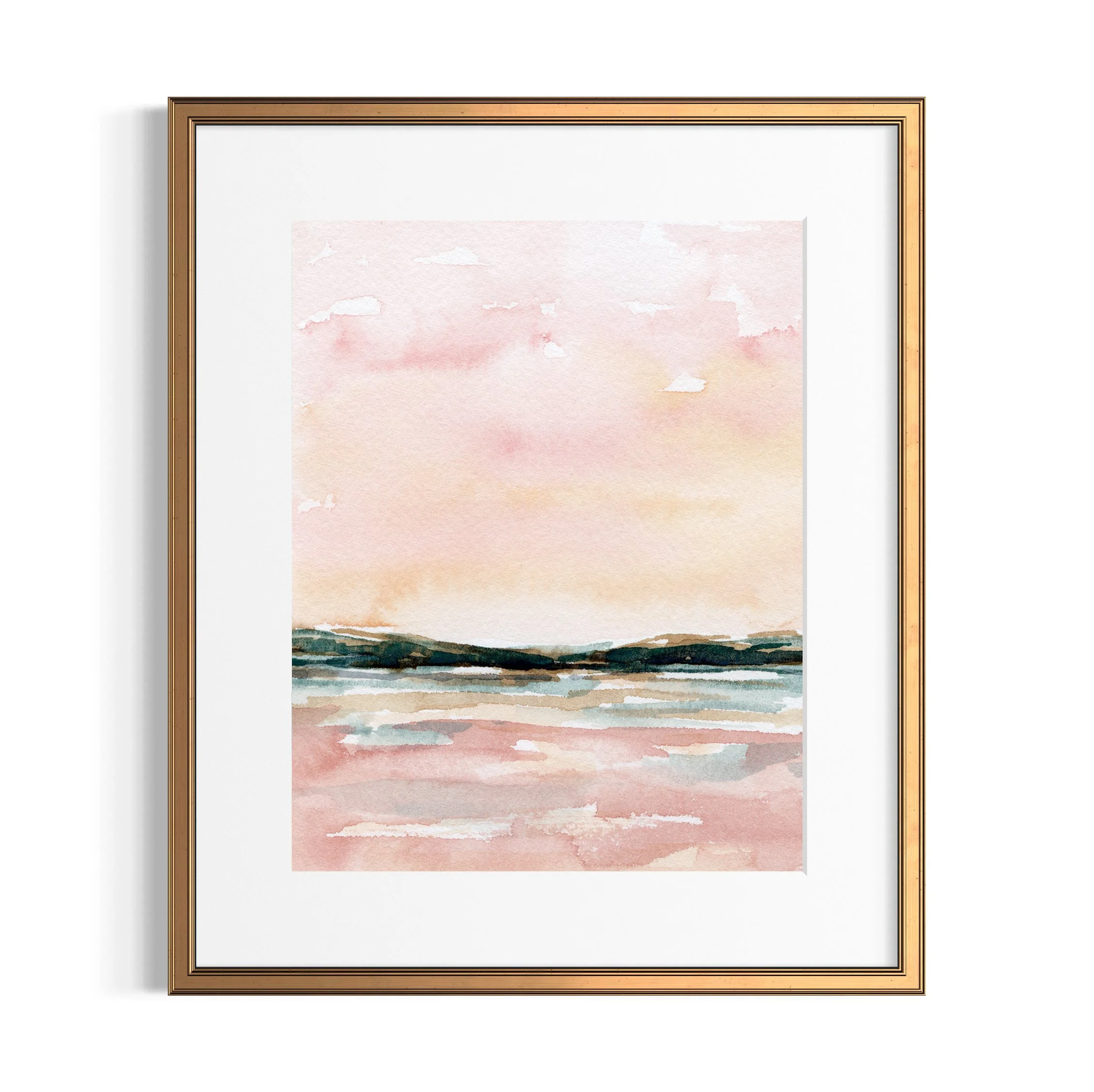 "Pink Reflections" Art Print