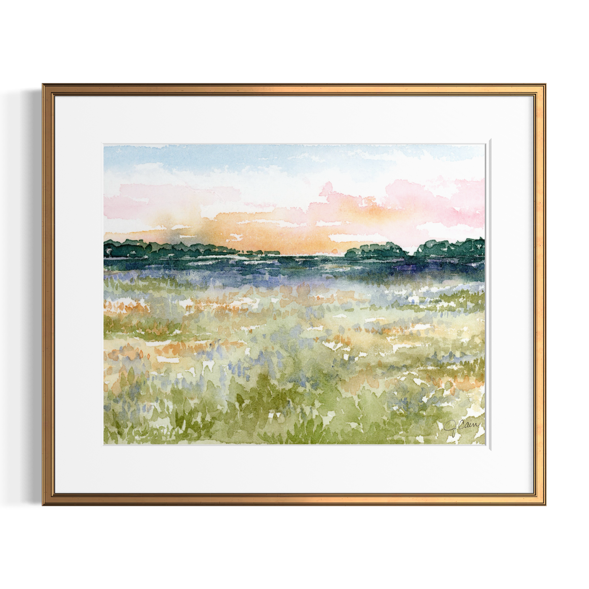 "New Morning Mercies" Sunset Art Print