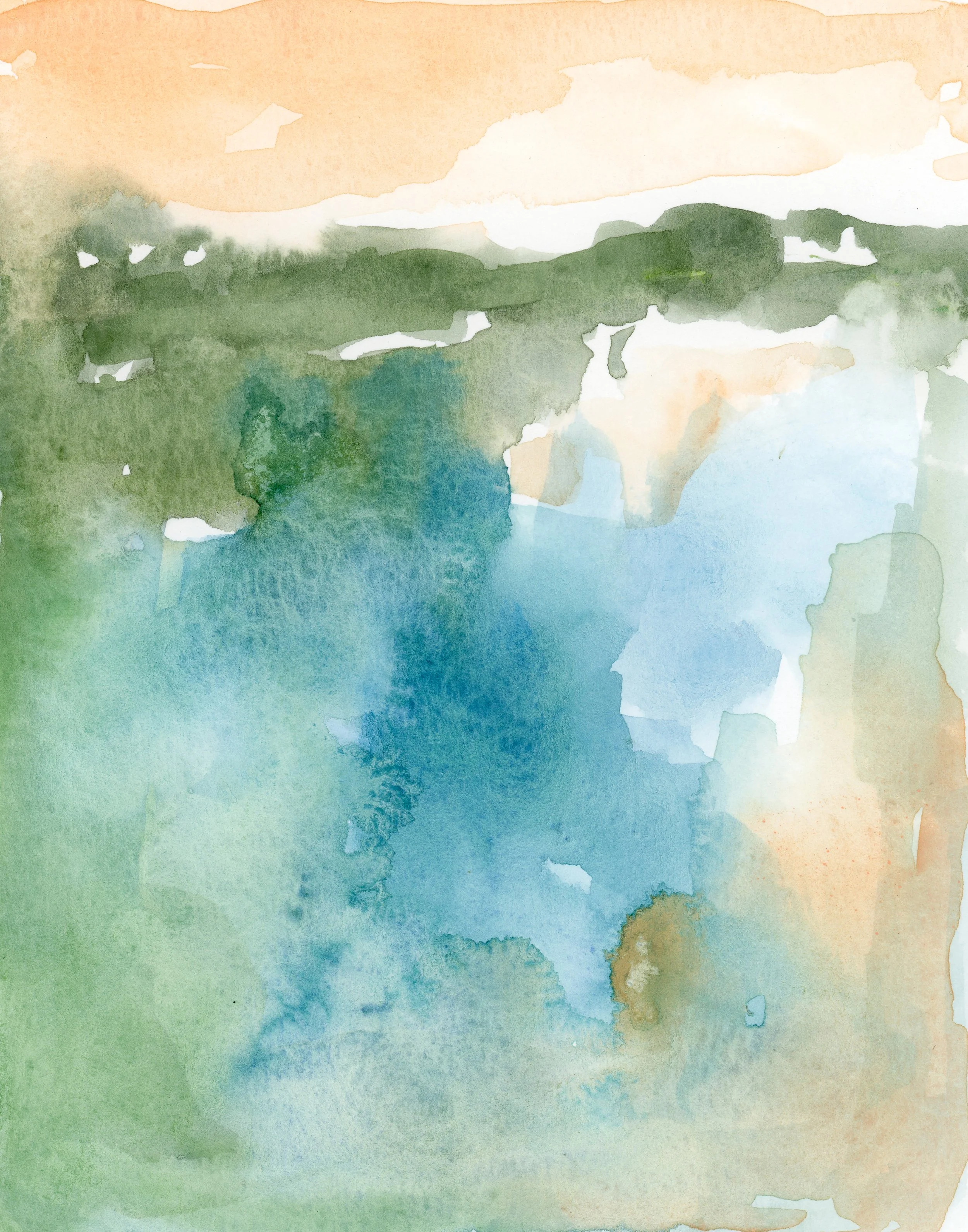 abstract lake - Lowcountry Glow.jpg