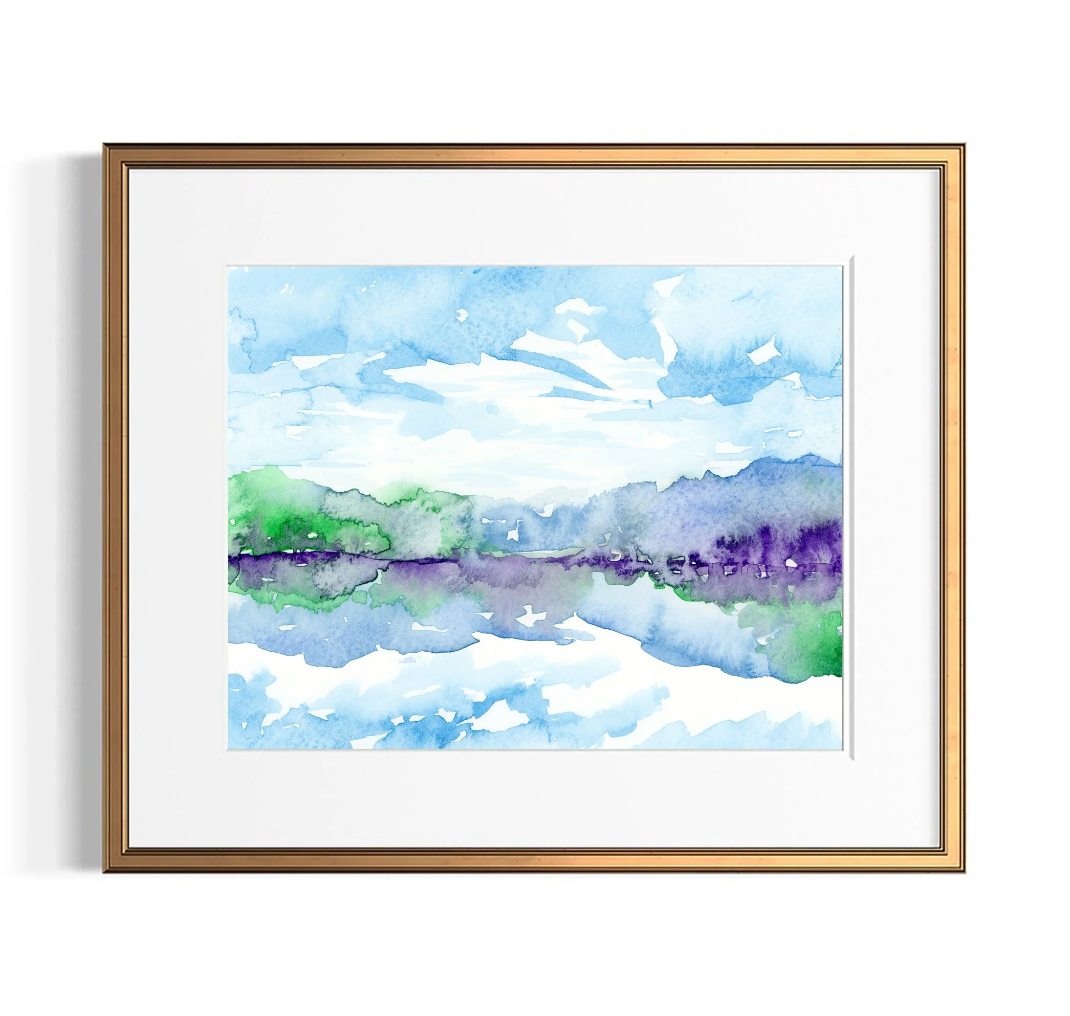 "Summer Lake" Art Print