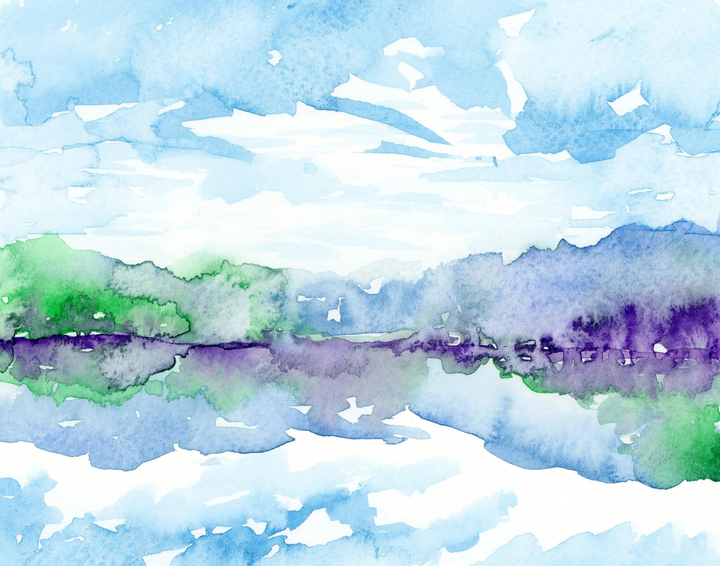 purple and green tree line 11 x 14.jpg