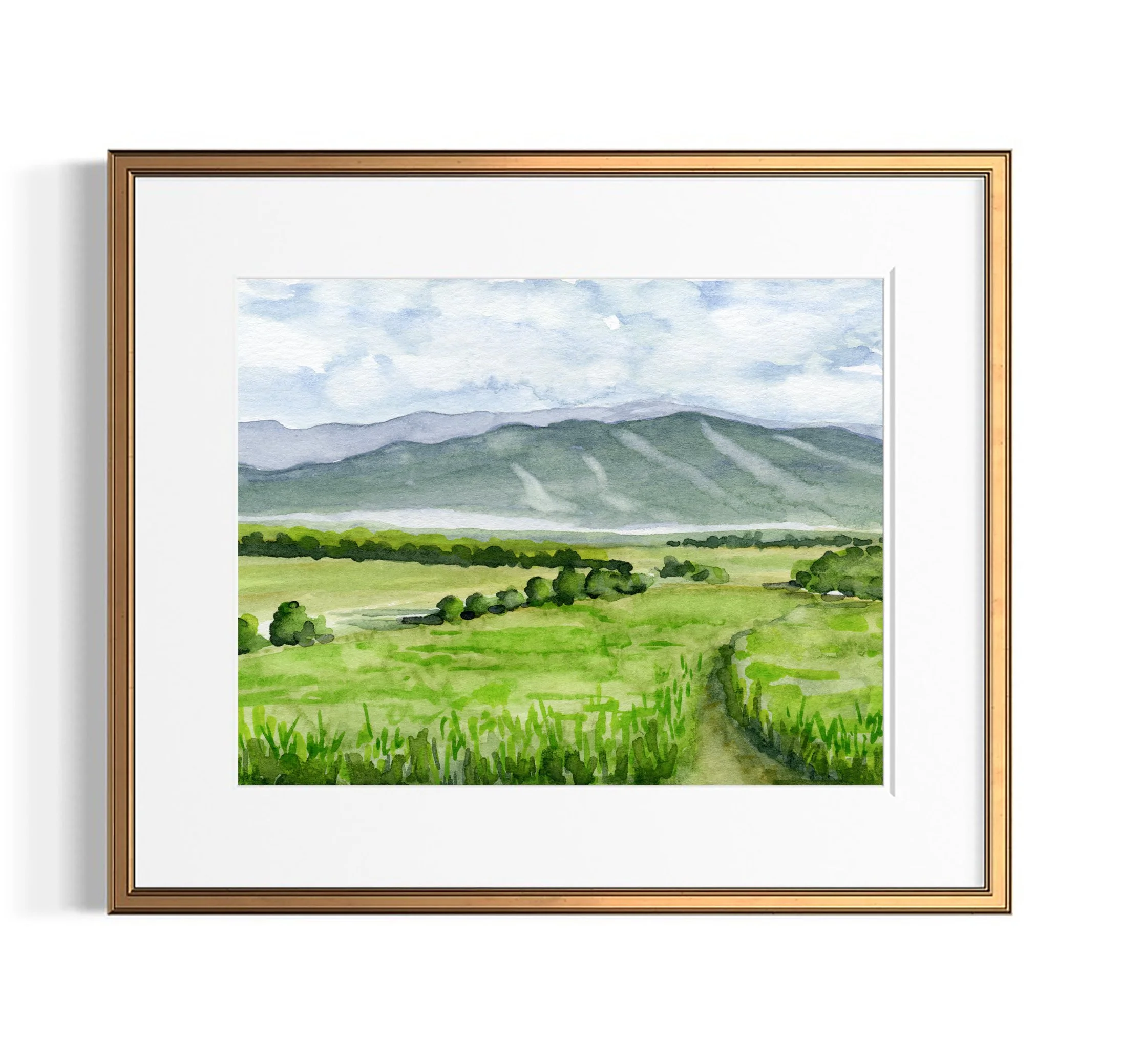 "The Valley" Art Print