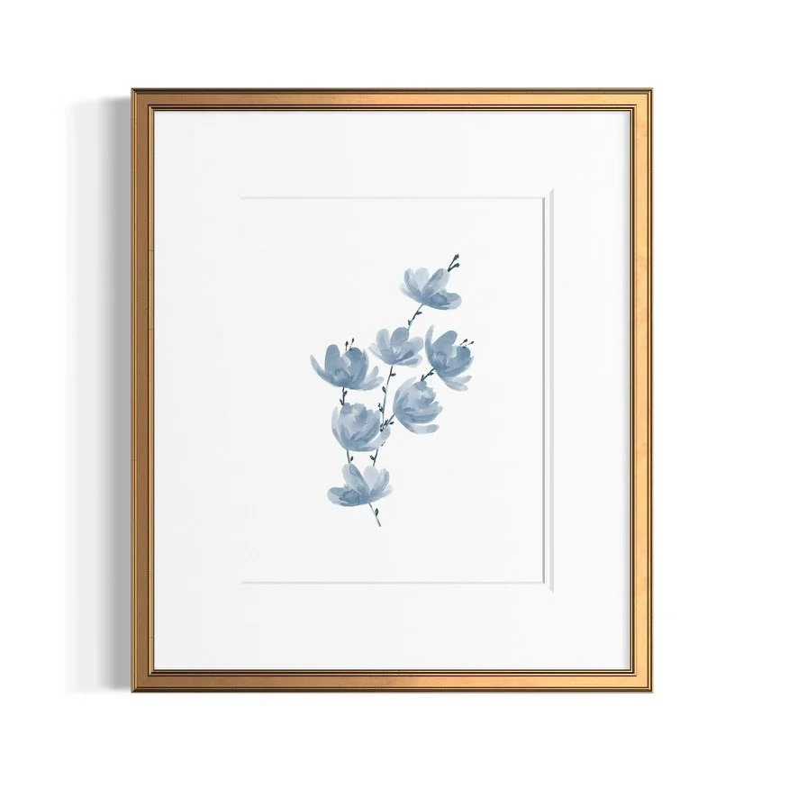 Blue Magnolia Framed.jpg