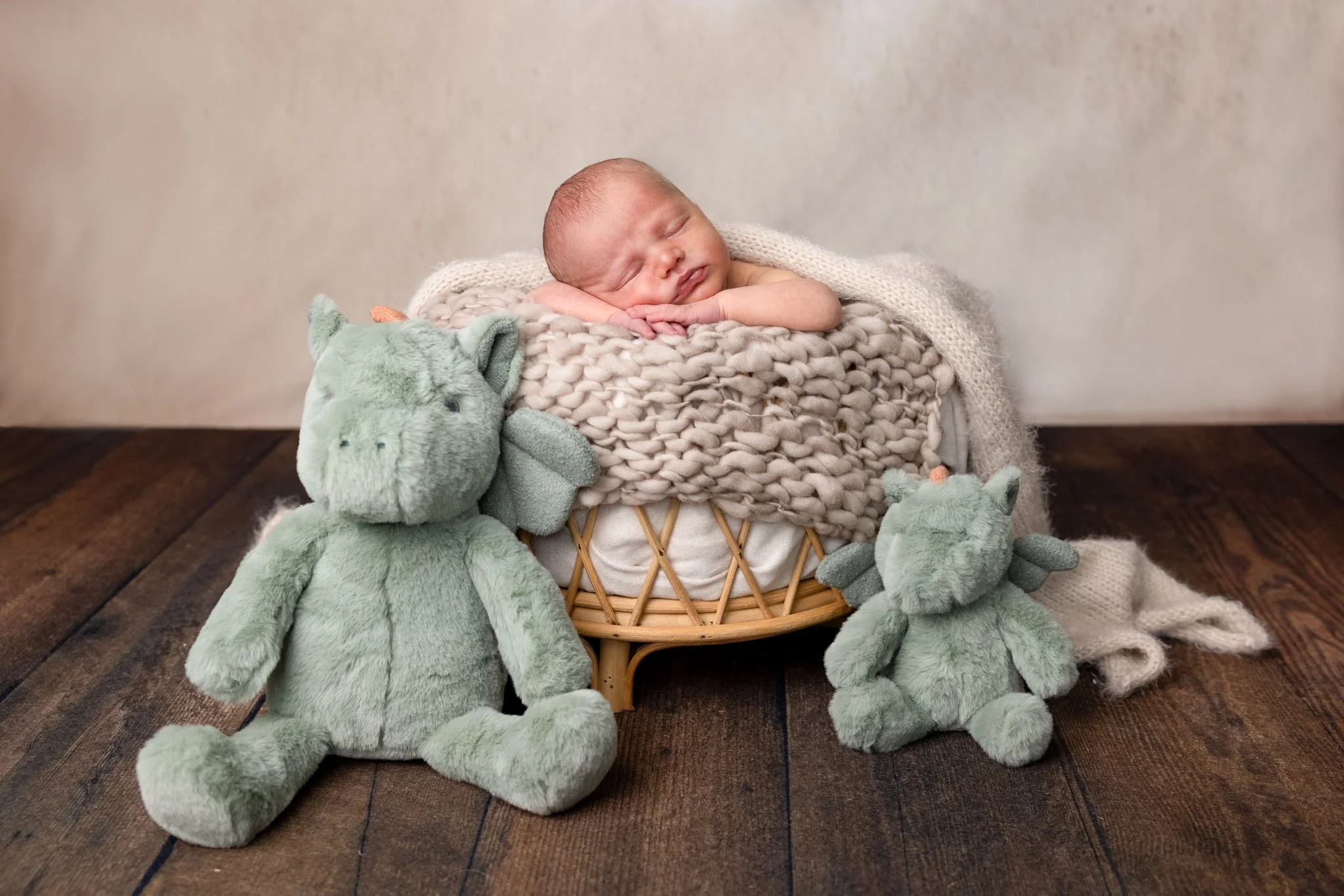  Brothers Elrich and Wayne gifted each other dragons when Elrich was born. We incorporated them into a set-up 