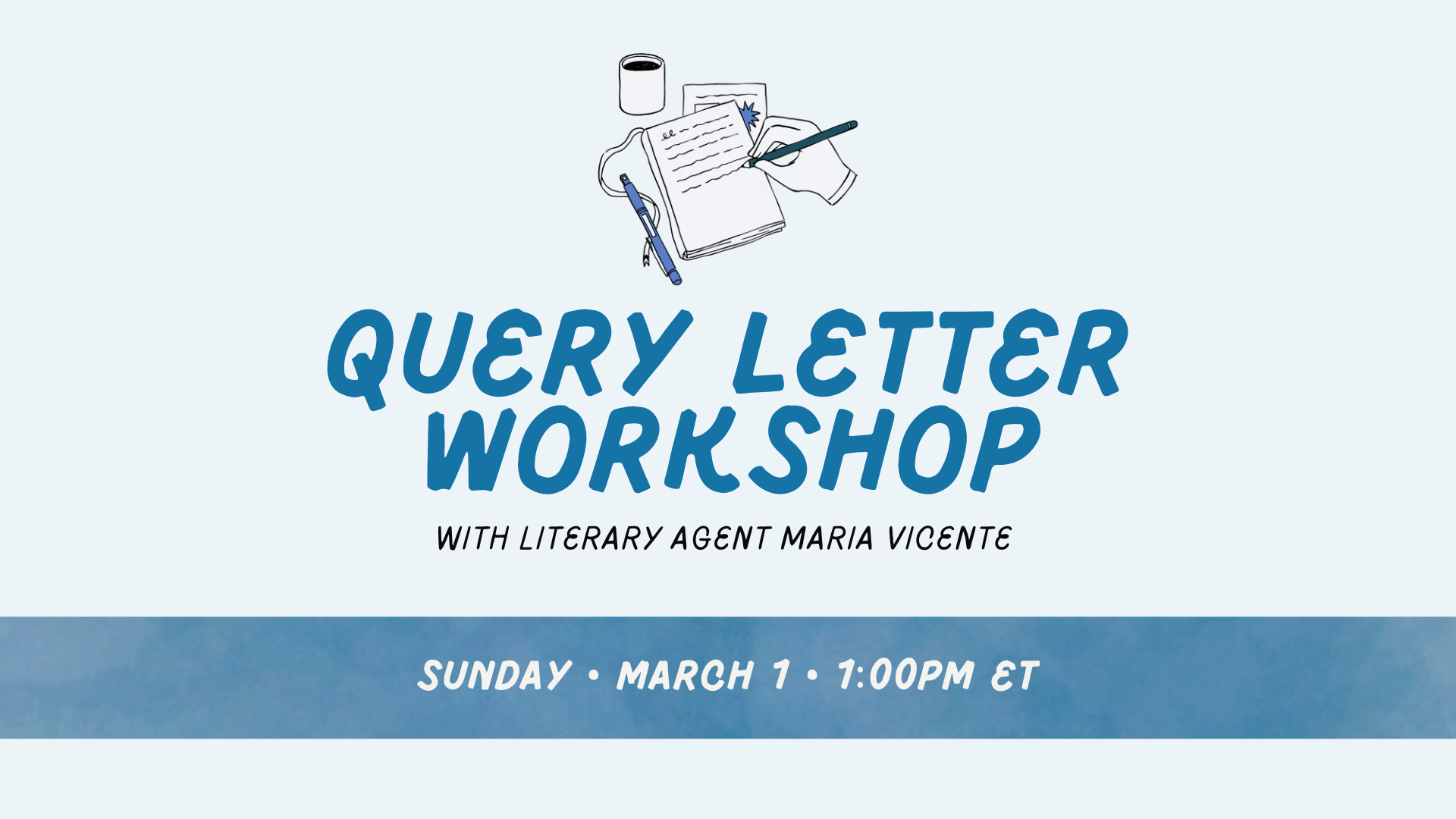 Query Letter Workshop - March 1, 2026