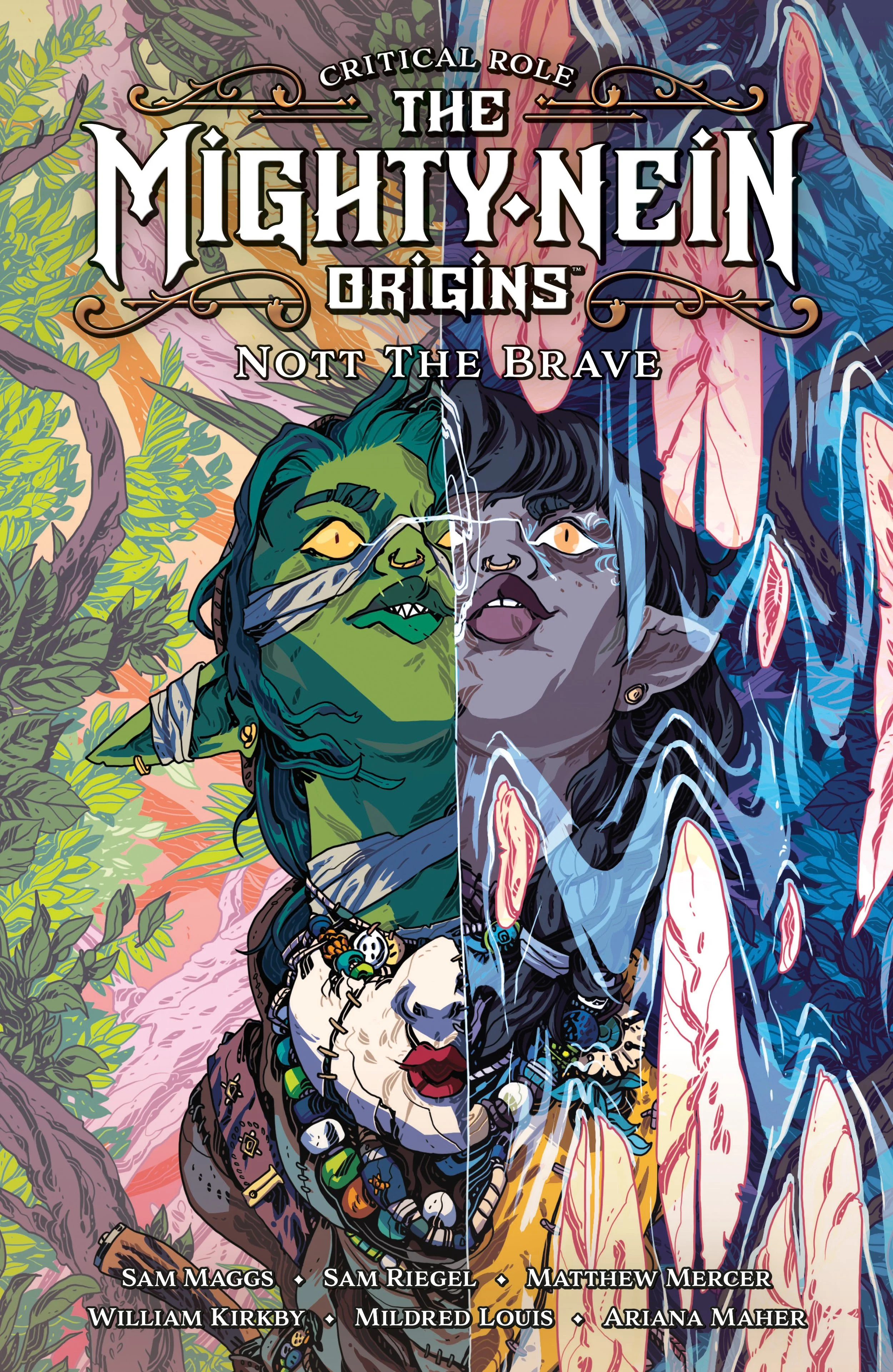 Book cover of Critical Role's The Mighty Nein Origins: Nott the Brave by Sam Maggs.